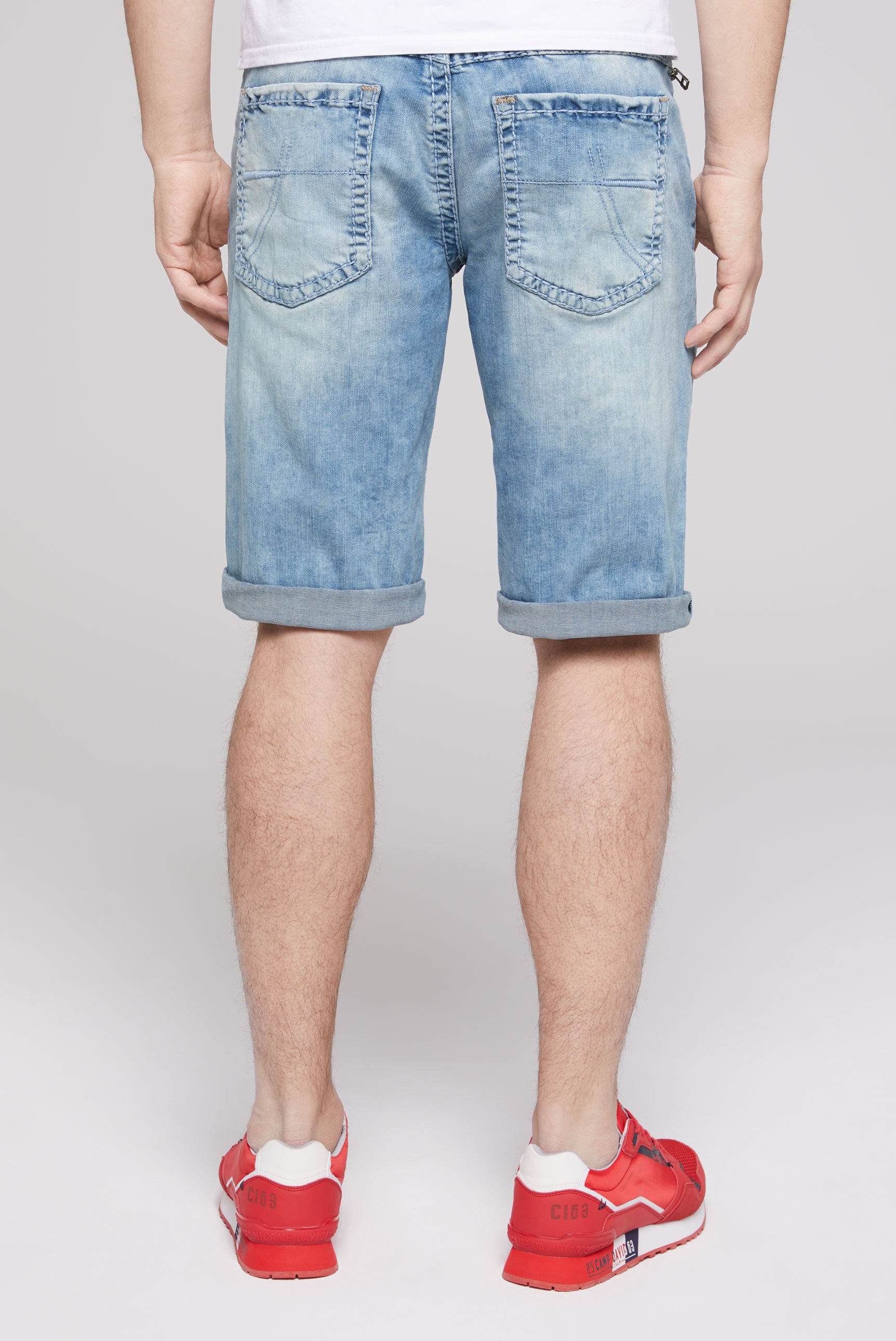 CAMP DAVID Jeansshorts, mit normaler Leibhöhe