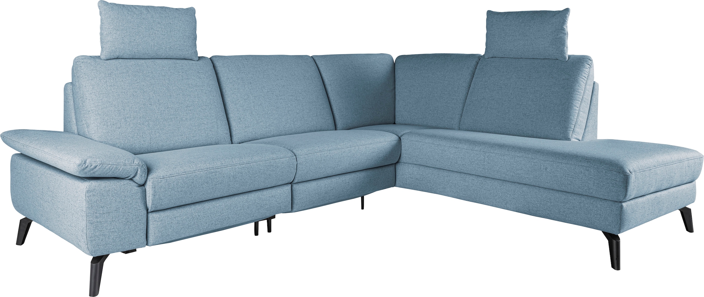 alina Ecksofa, inkl. Kopfstützen, wahlweise mit Relaxfunktion, Breite: 243 cm