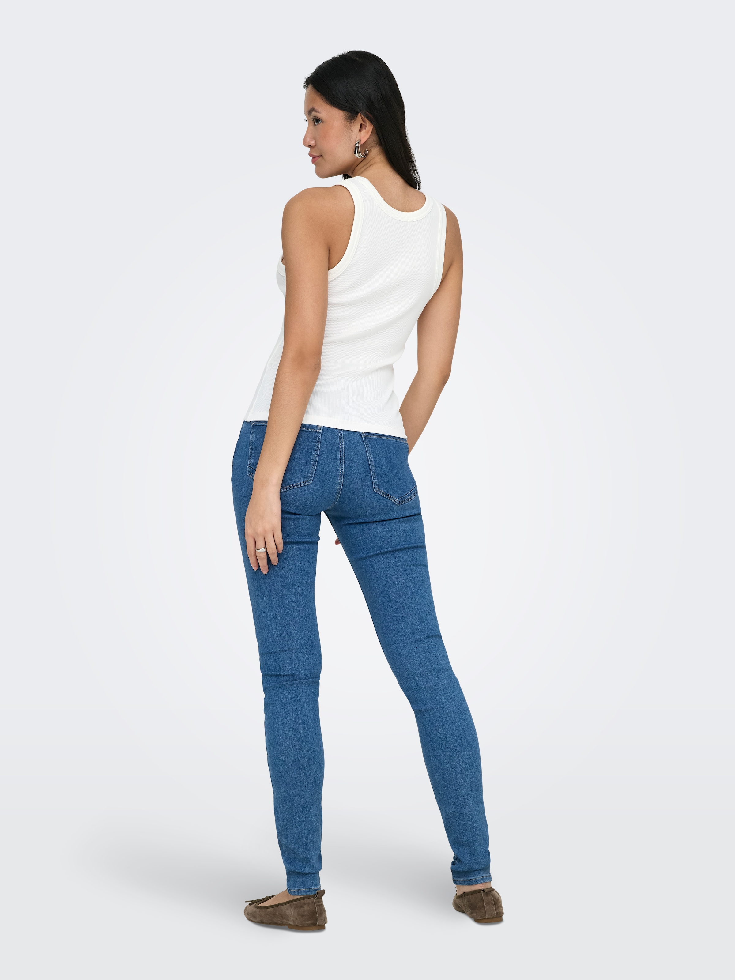 ONLY Tanktop »ONLVAL 2-WAY TANK TOP JRS NOOS« Baumwollmischung, Rundhals