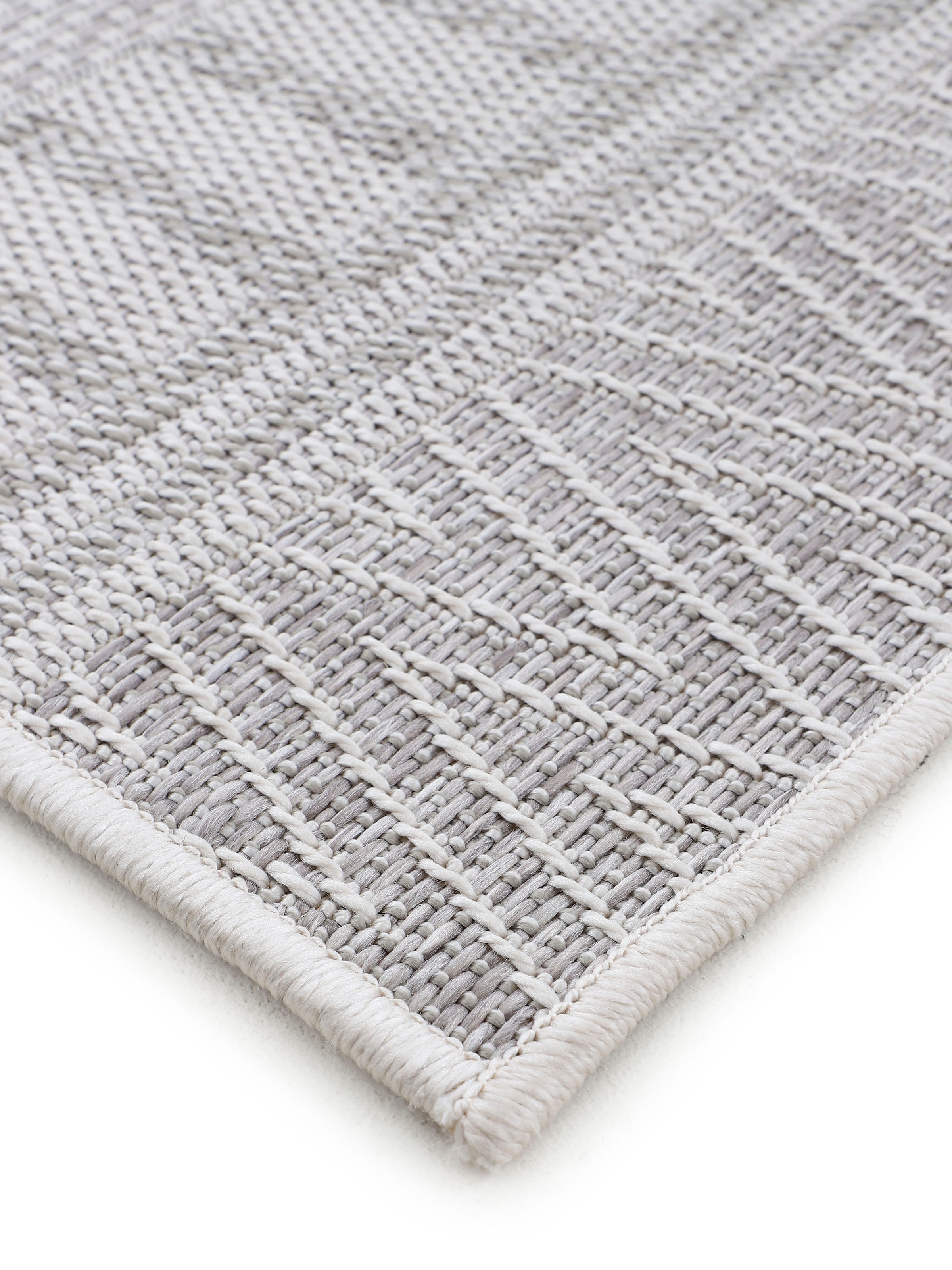 carpetfine Läufer »Boho 100«, rechteckig, 4 mm Höhe, robustes Flachgewebe, Sisal Optik, UV-beständig, Außenbereich