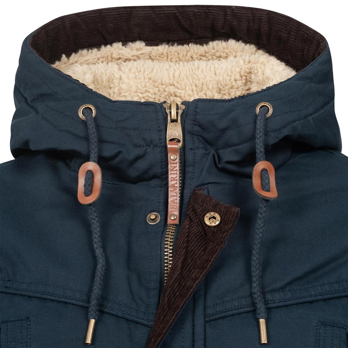 Alessandro Salvarini Winterjacke »ASMenara«, mit warmem Teddyfell