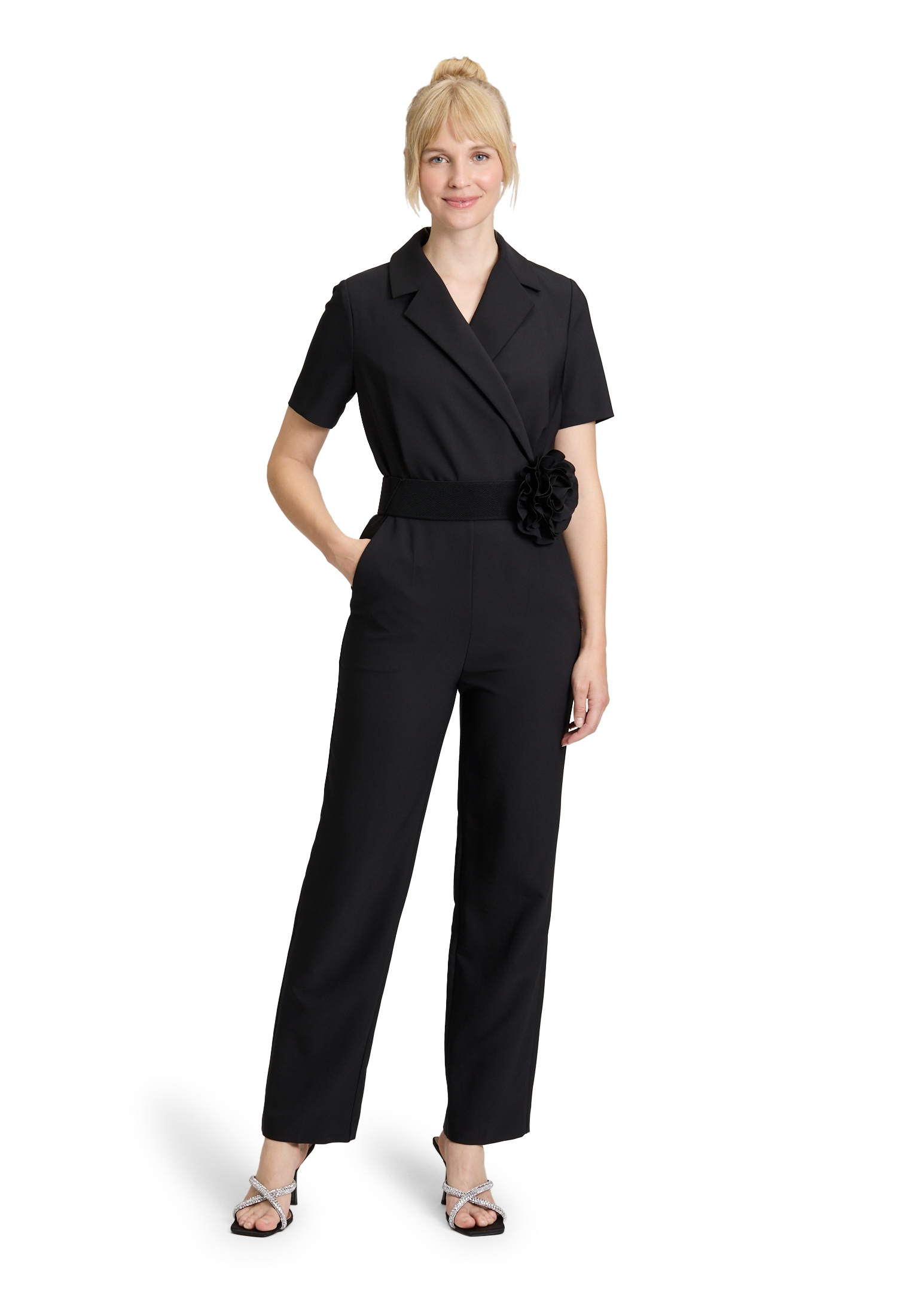 Vera Mont Overall "Damen Jumpsuit mit Gürtel", 1 Stk. günstig online kaufen