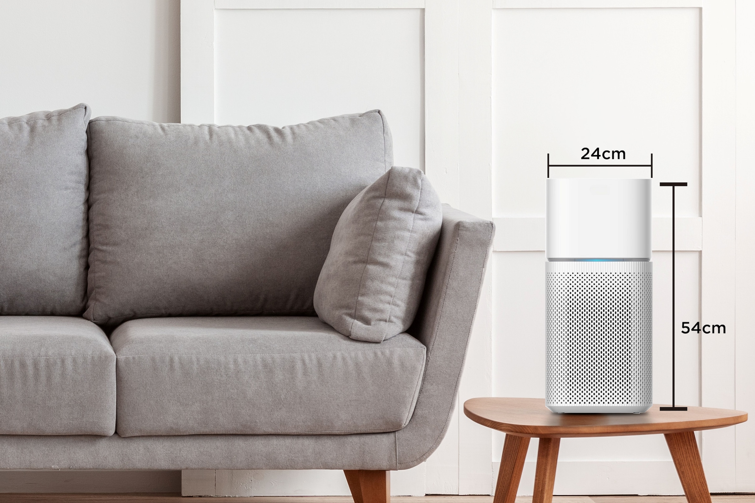 Hanseatic Luftreiniger »»KJ400« mit Digitalanzeige«, für 48 m² Räume, 35W, Top Filtersystem für Allergiker mit Ionentechnologie