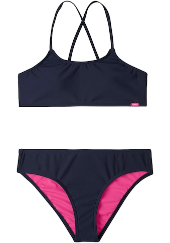 Bustier-Bikini »ESSENTIAL BIKINI«, mit Label-Badge am Oberteil