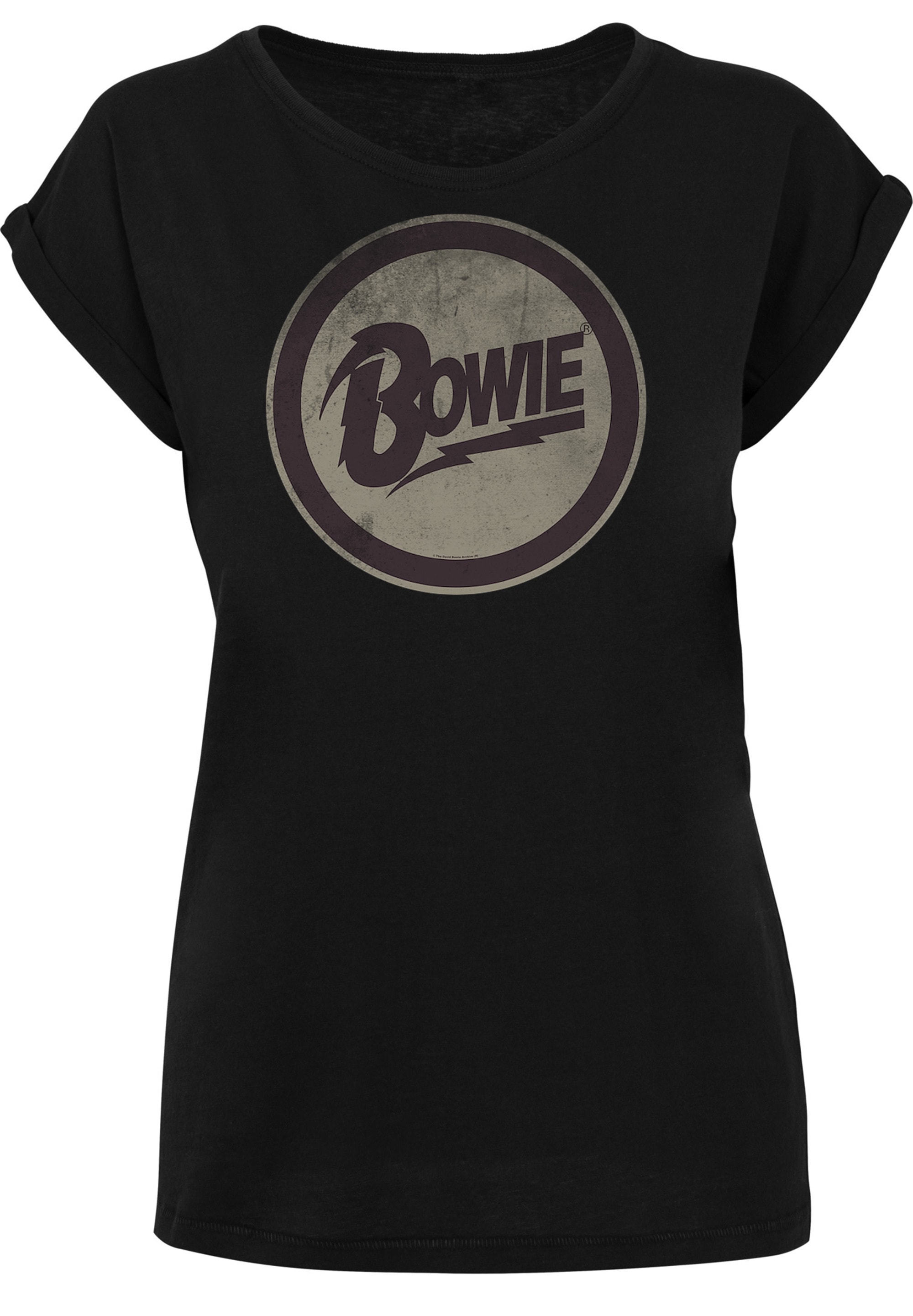 F4NT4STIC T-Shirt »David Bowie Logo'«, Print