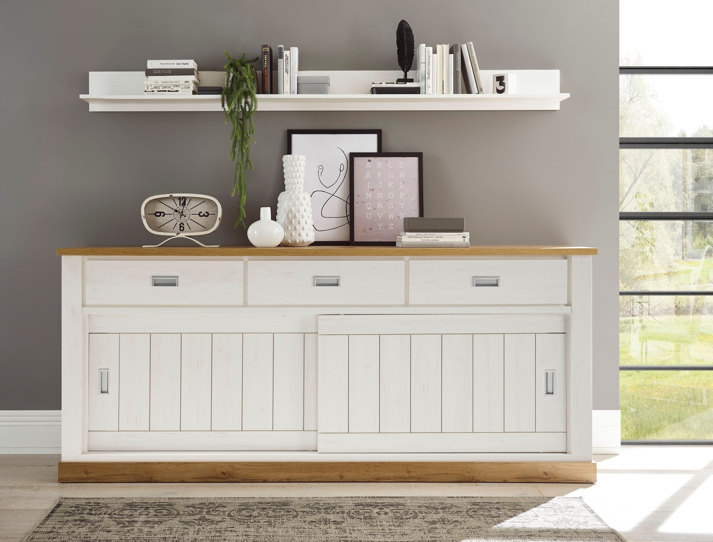 Home affaire Sideboard "ORLANDO", Breite ca. 215 cm