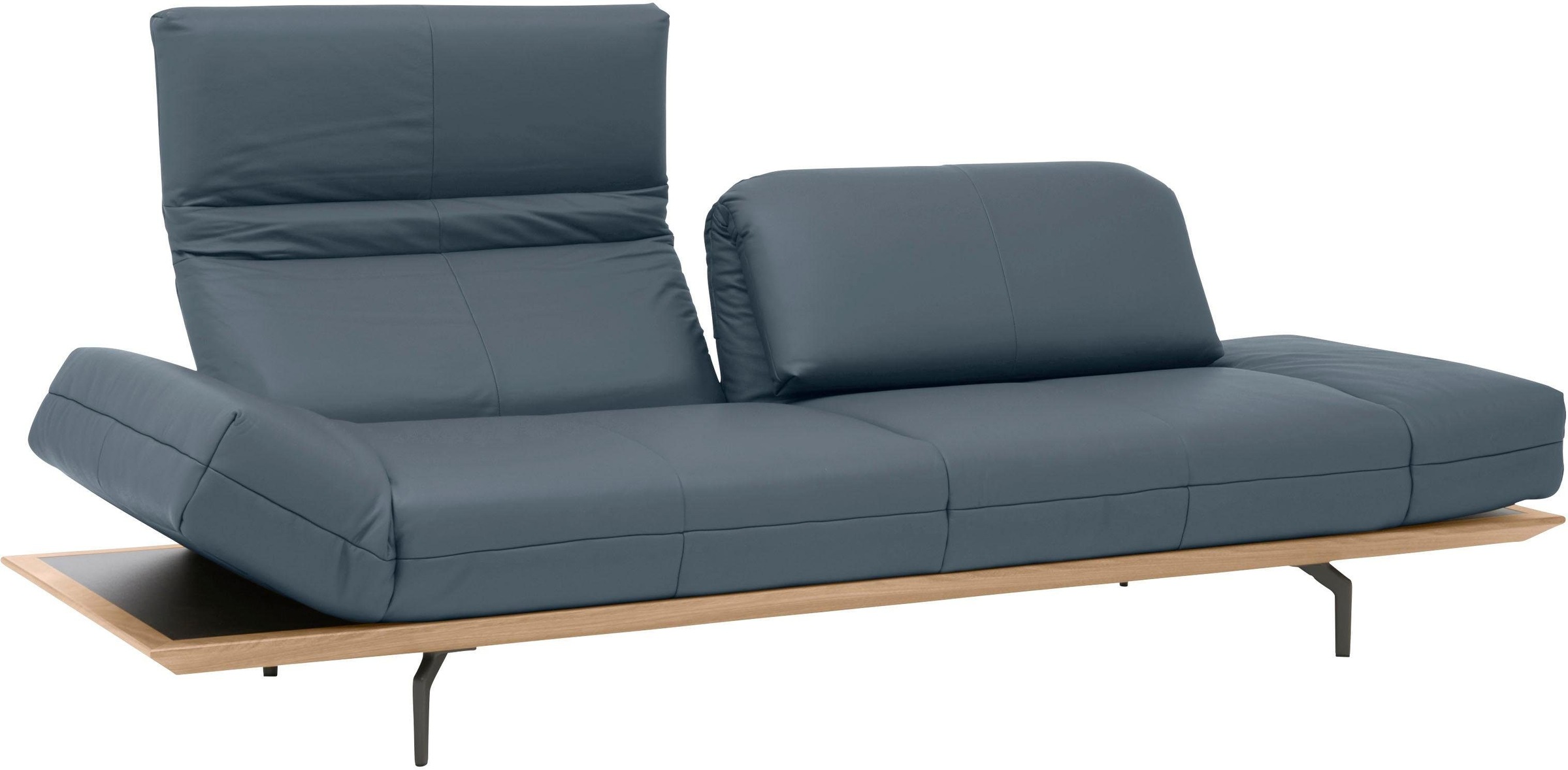 hülsta sofa 4-Sitzer »hs.420«, 252 cm oder BAUR Holzrahmen Qualitäten, | 2 Breite kaufen Natur Nußbaum, in in Eiche