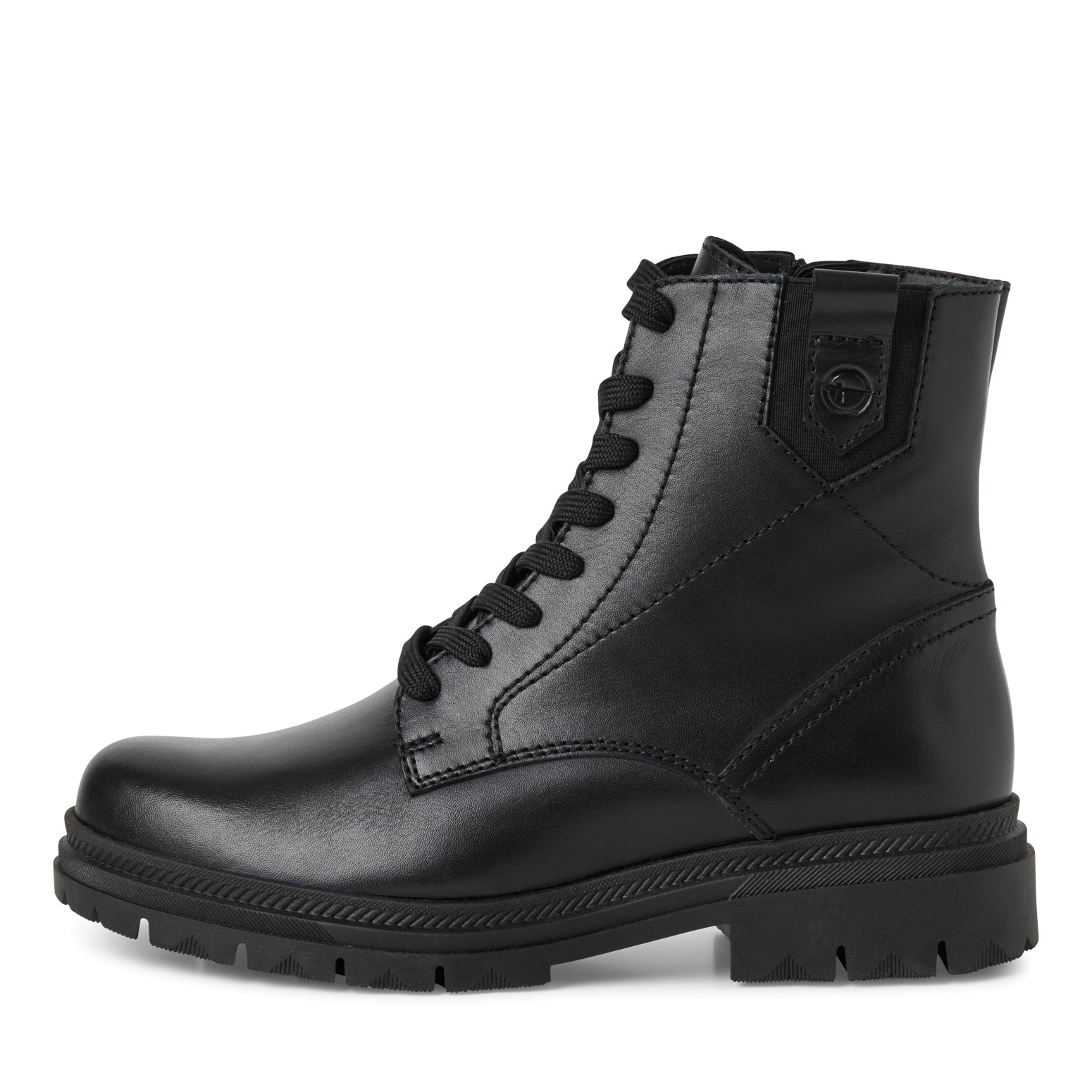 Tamaris Schnürstiefelette, Blockabsatz, Schnürboots mit modischen Ziernähten