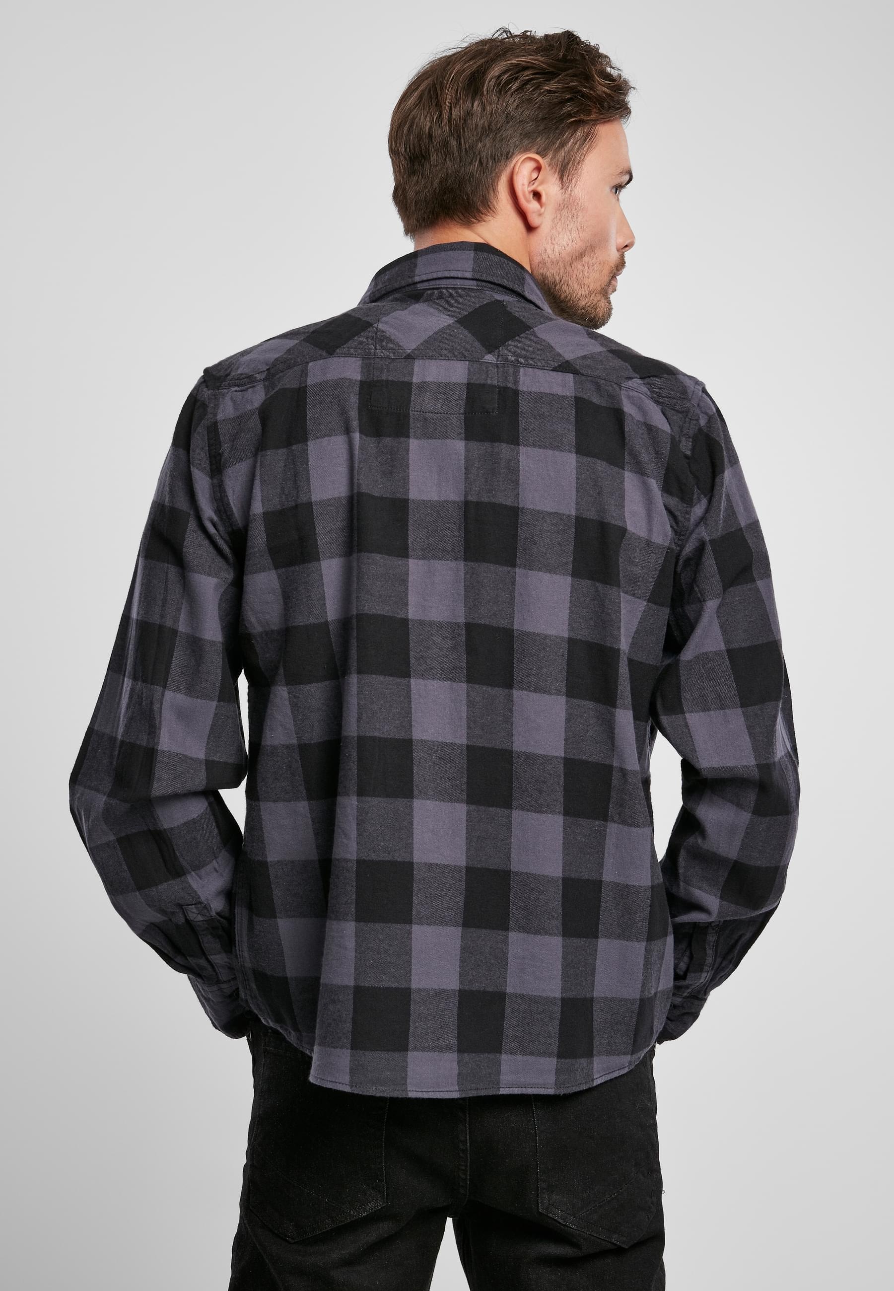Brandit Langarmhemd »Brandit Herren Checked Shirt«, (1 tlg.)