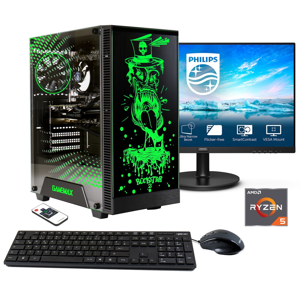 Hyrican Gaming-PC-Komplettsystem »Rockstar SET02187«