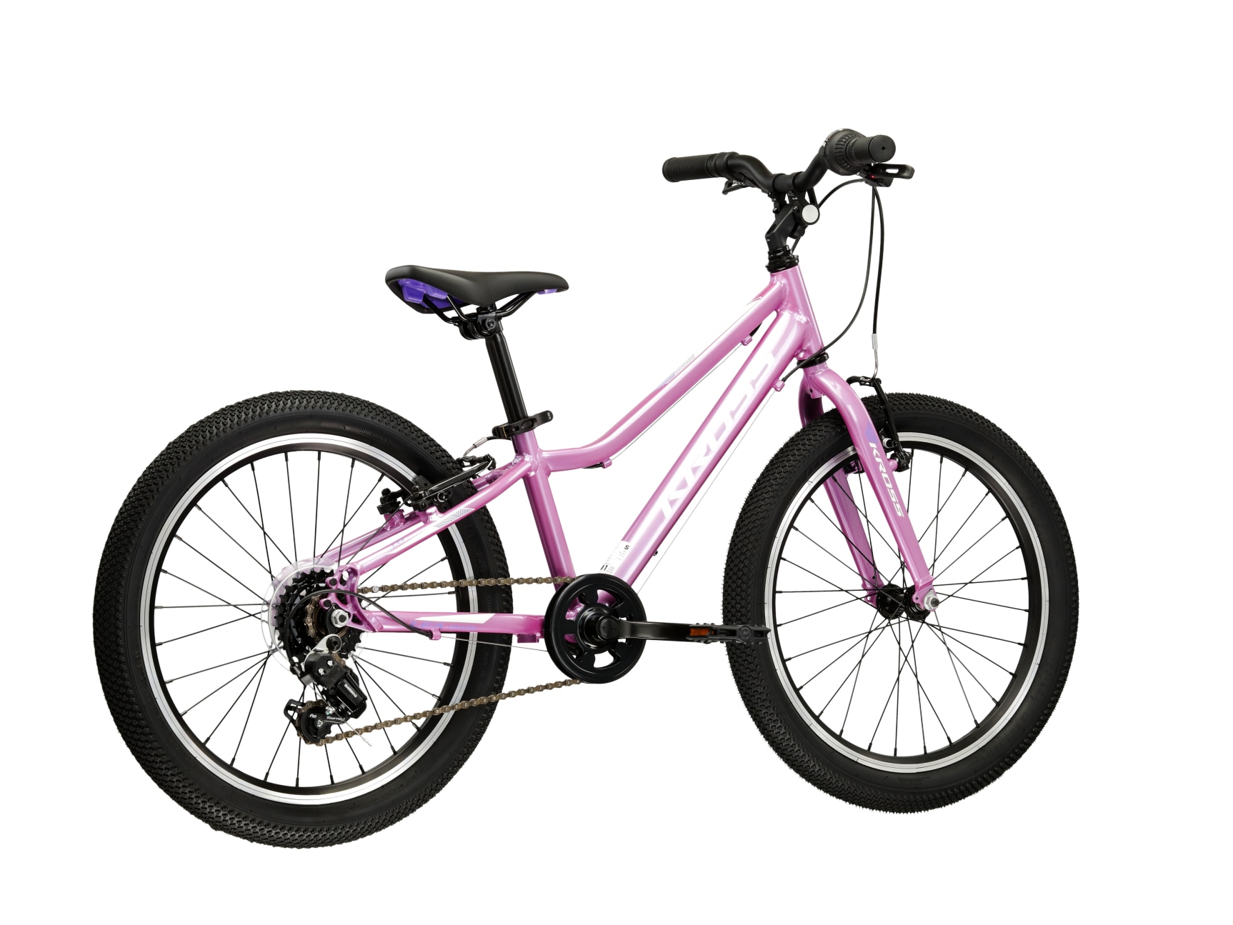Kross Kinderfahrrad »KROSS Kinderrad 20" Lea Mini 1.0 Pink 6 Gänge« 6 Gang Shimano RV200 Schaltwerk Kettenschaltung Rahmen aus Aluminium Performance