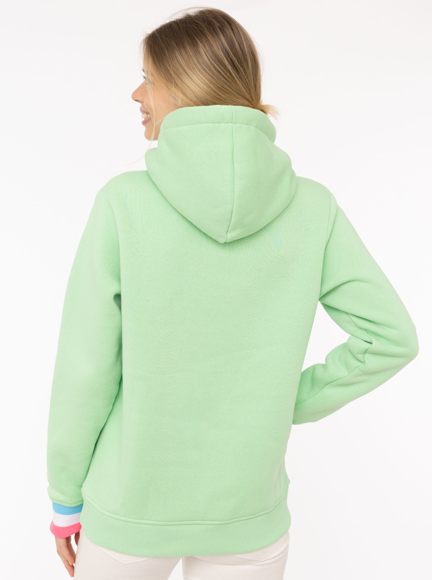 Zwillingsherz Hoodie ""Rahel"", mit "MOIN" und Anker Stickerei, kontrastfar günstig online kaufen