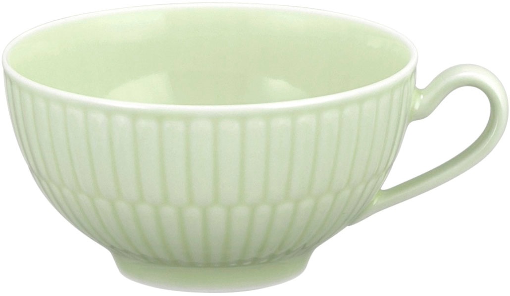 Seltmann Weiden Geschirr-Set »Teeservice 18-teilig klein Amina seladon«, (Set, 18 tlg., Set), Teller, Tassen, grün, Amina