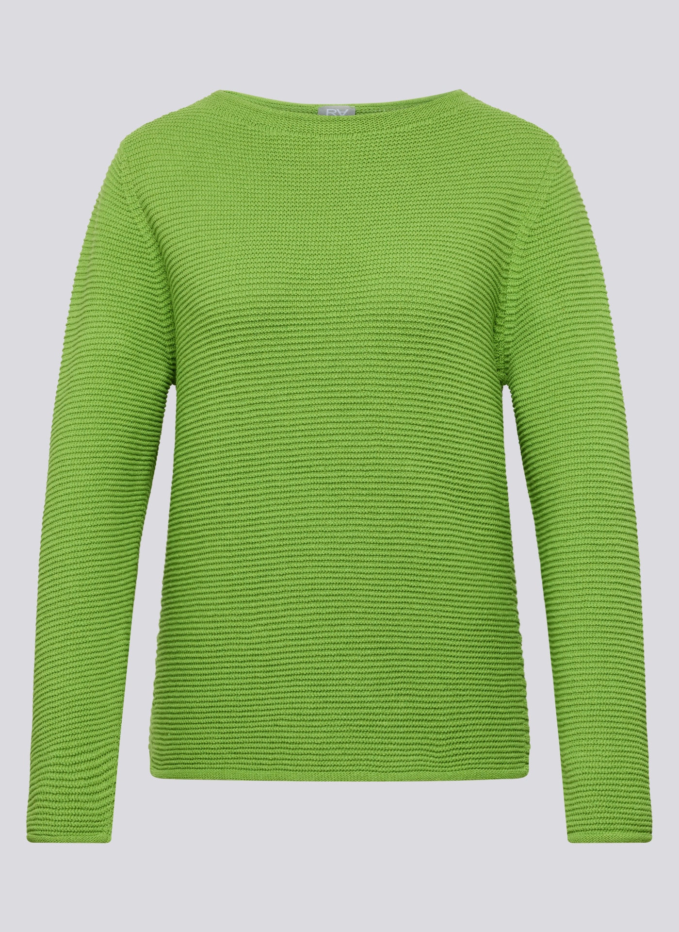 Rabe Strickpullover in Streifen-Ripp-Optik