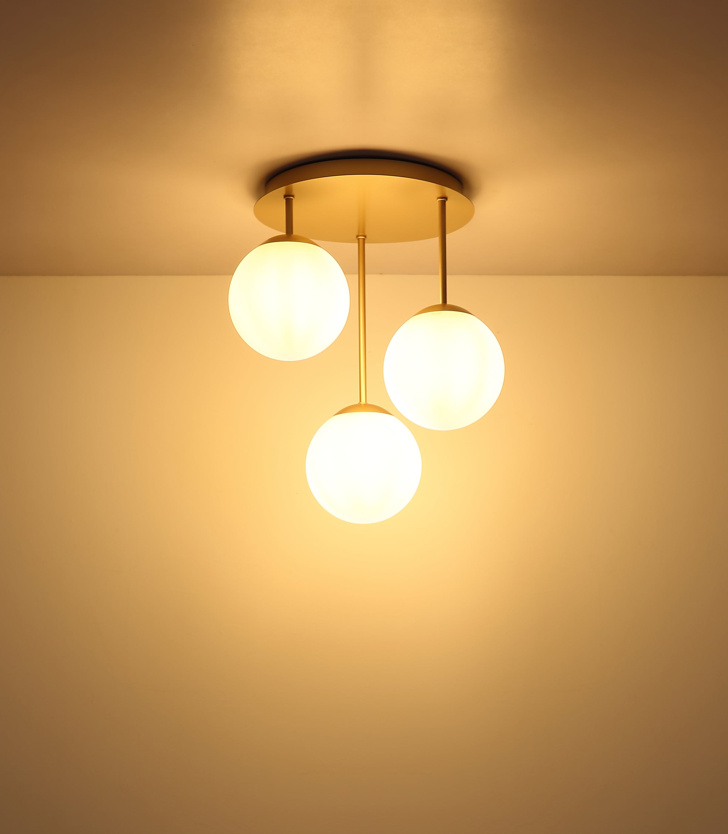 GLOBO LIGHTING Deckenleuchte »HARMON« E14 1 Stk. Deckenleuchte mit Glaskugeln, modern, stilvoll & edel