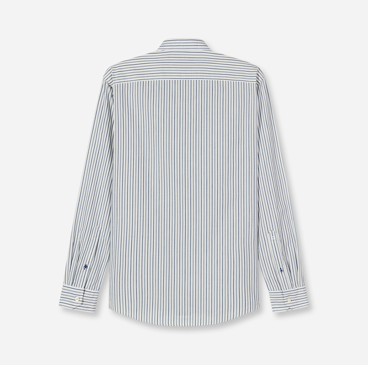 Chemise Manches Longues Homme OLYMP Rayé Blanc XXL 9