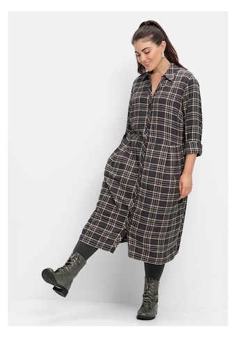 Sheego Blusenkleid »Blusenkleid«, mit Taillennaht, in leichter A-Linie kaufen
