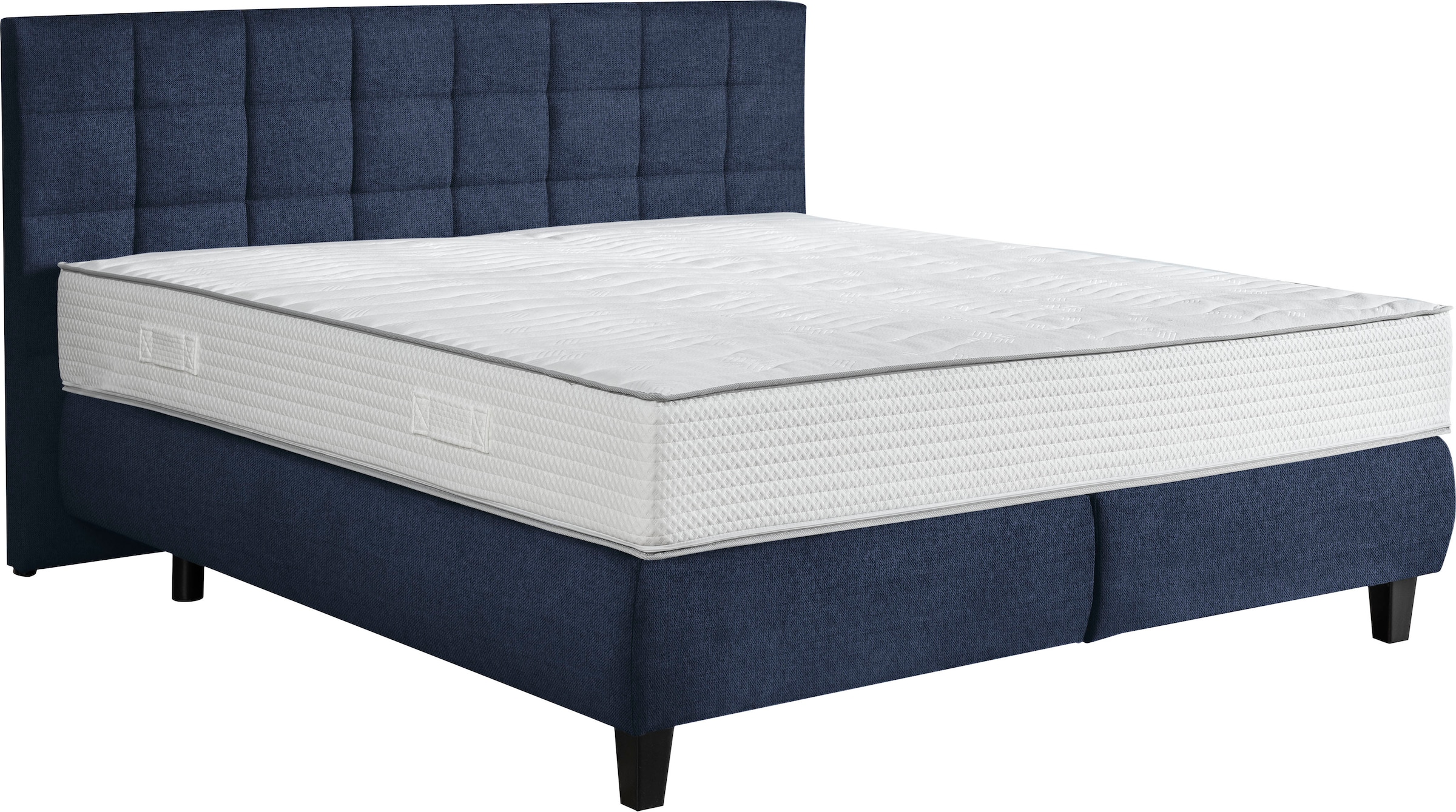 alina Boxspringbett »Edera«, Doppelbett wahlweise mit Topper, Liegefläche 180x200 cm, mit Steppung
