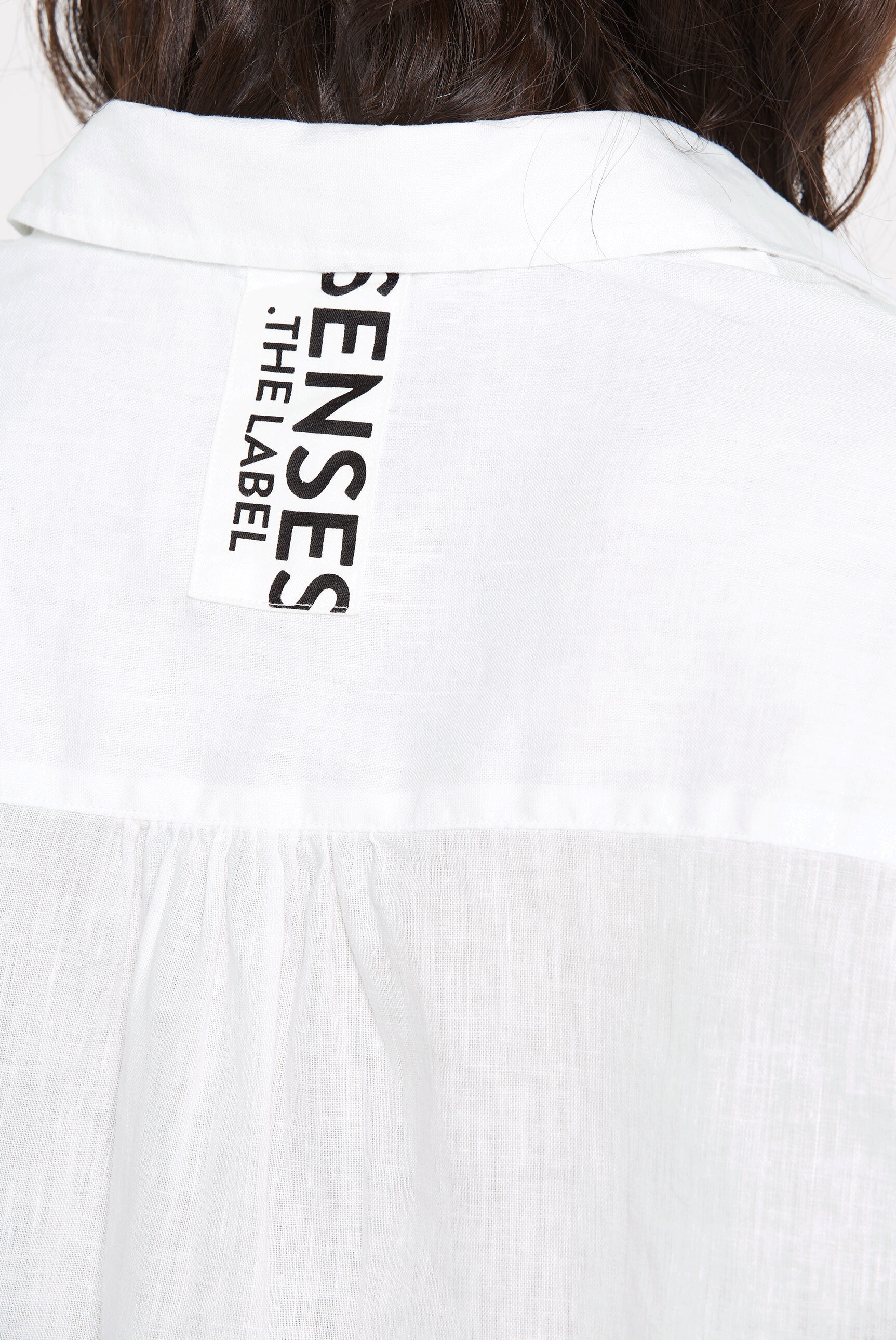 SENSES.THE LABEL Kurzarmbluse mit Rückenpasse