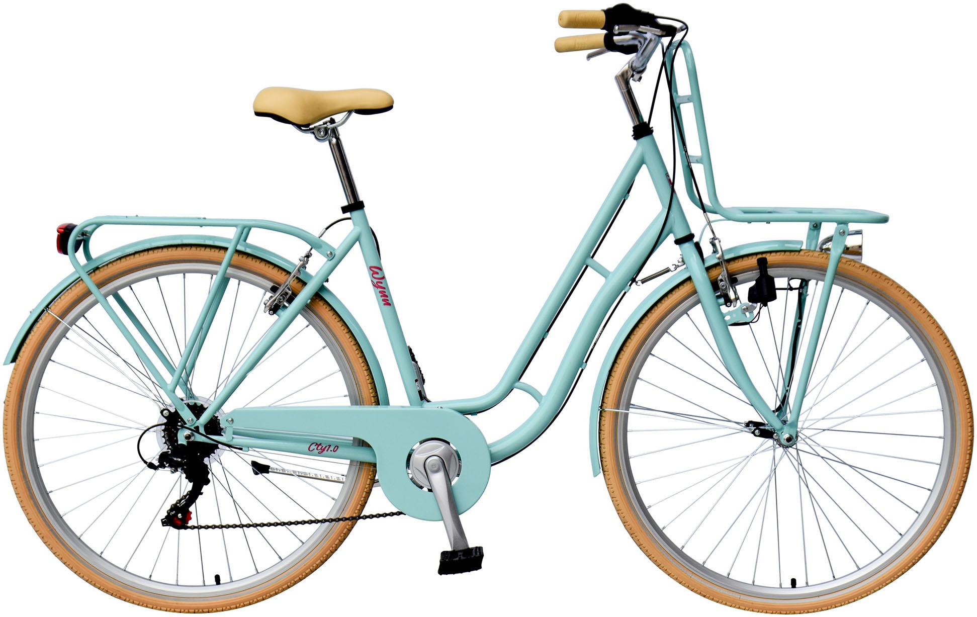 WYNN Cityrad "CITY1.0", 48cm, 28 Zoll (71,12cm), blau, Fahrräder