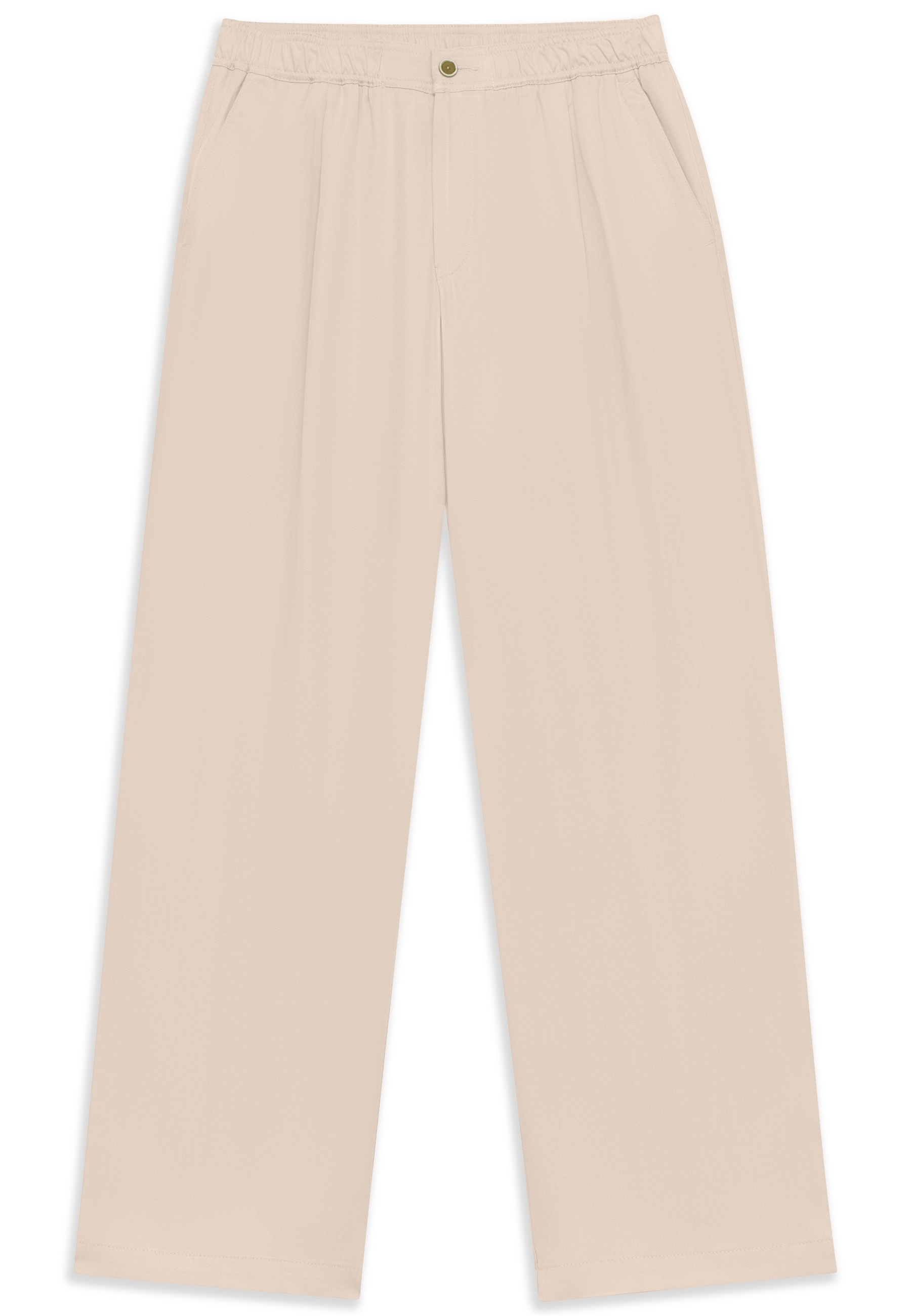 bugatti Bundfaltenhose "Loose Fit" natural linen mix günstig online kaufen