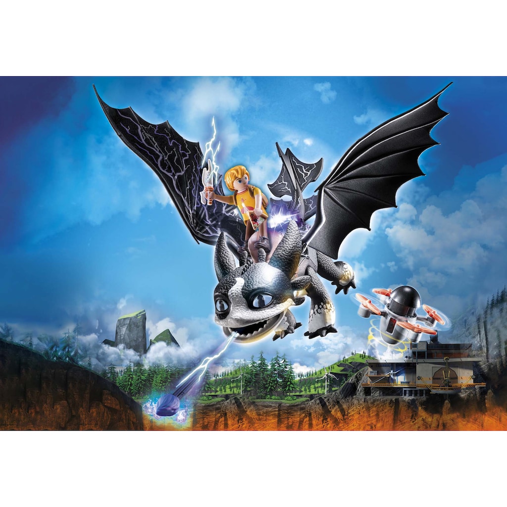 Playmobil® Konstruktions-Spielset »Dragons: The Nine Realms - Thunder & Tom (71081)«, (39 St.)