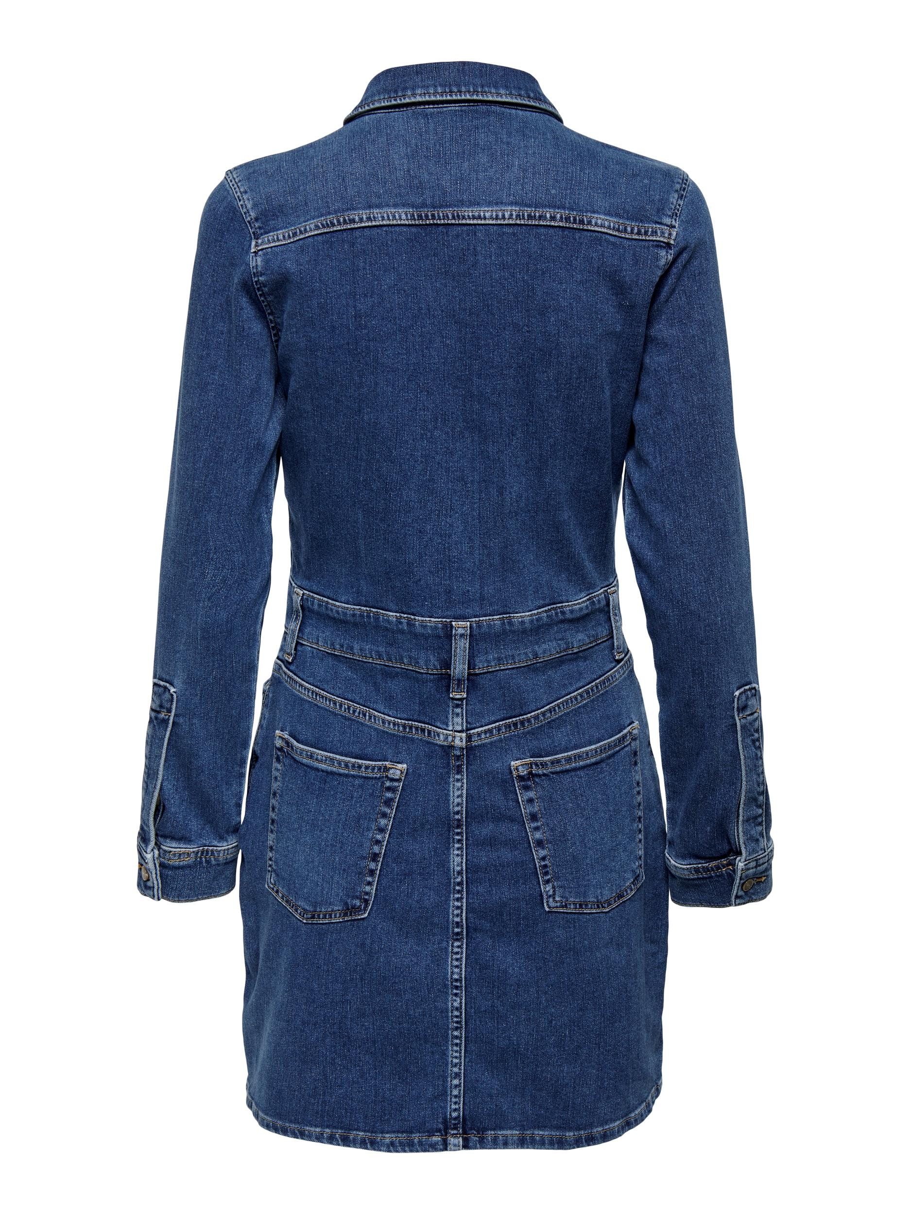 Jeanskleid ONLY BAUR DNM bestellen | online STRETCH DRESS LS »ONLANNIKA TAI«