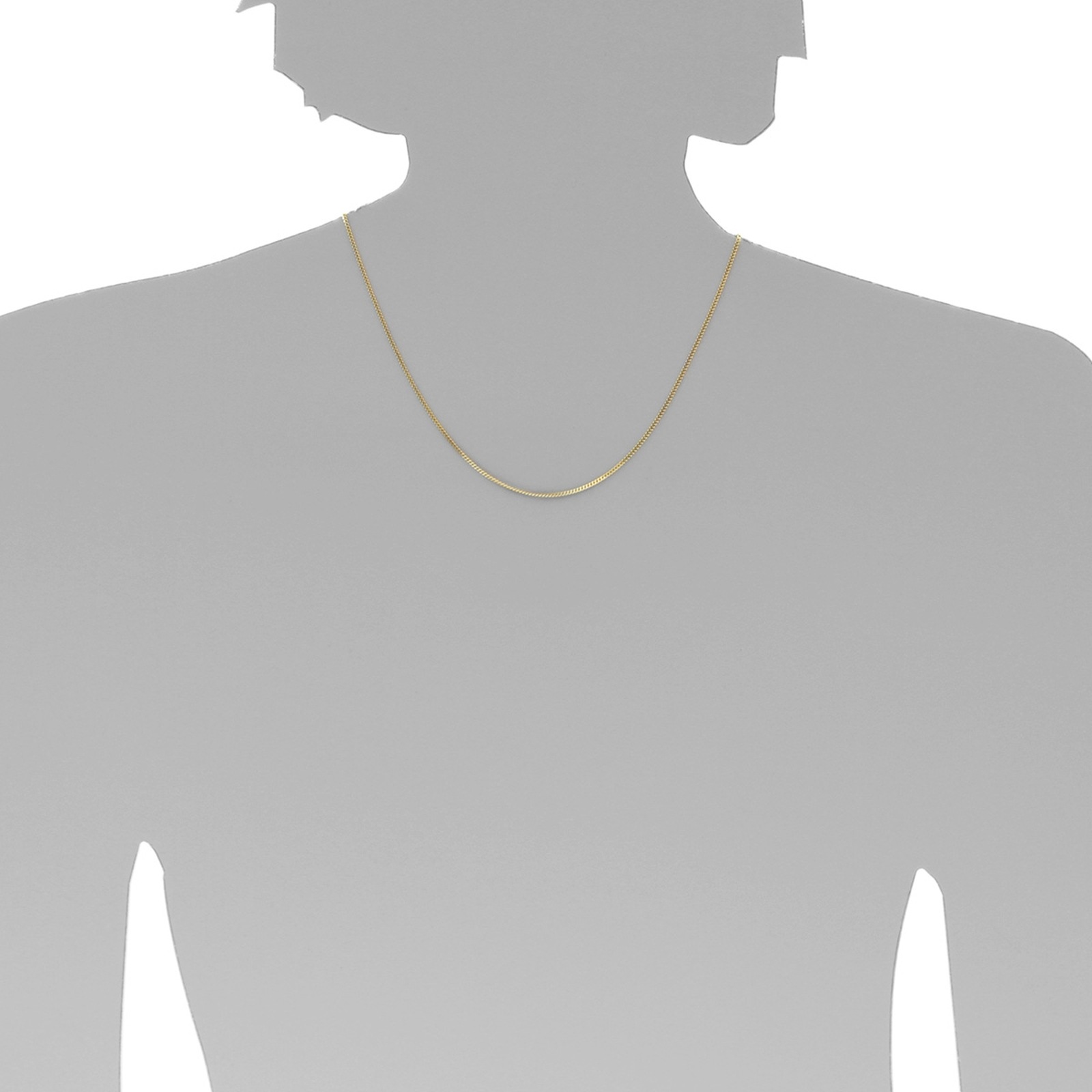 Goldkette Ostsee-Schmuck Chain 42cm Yellow Gold 2