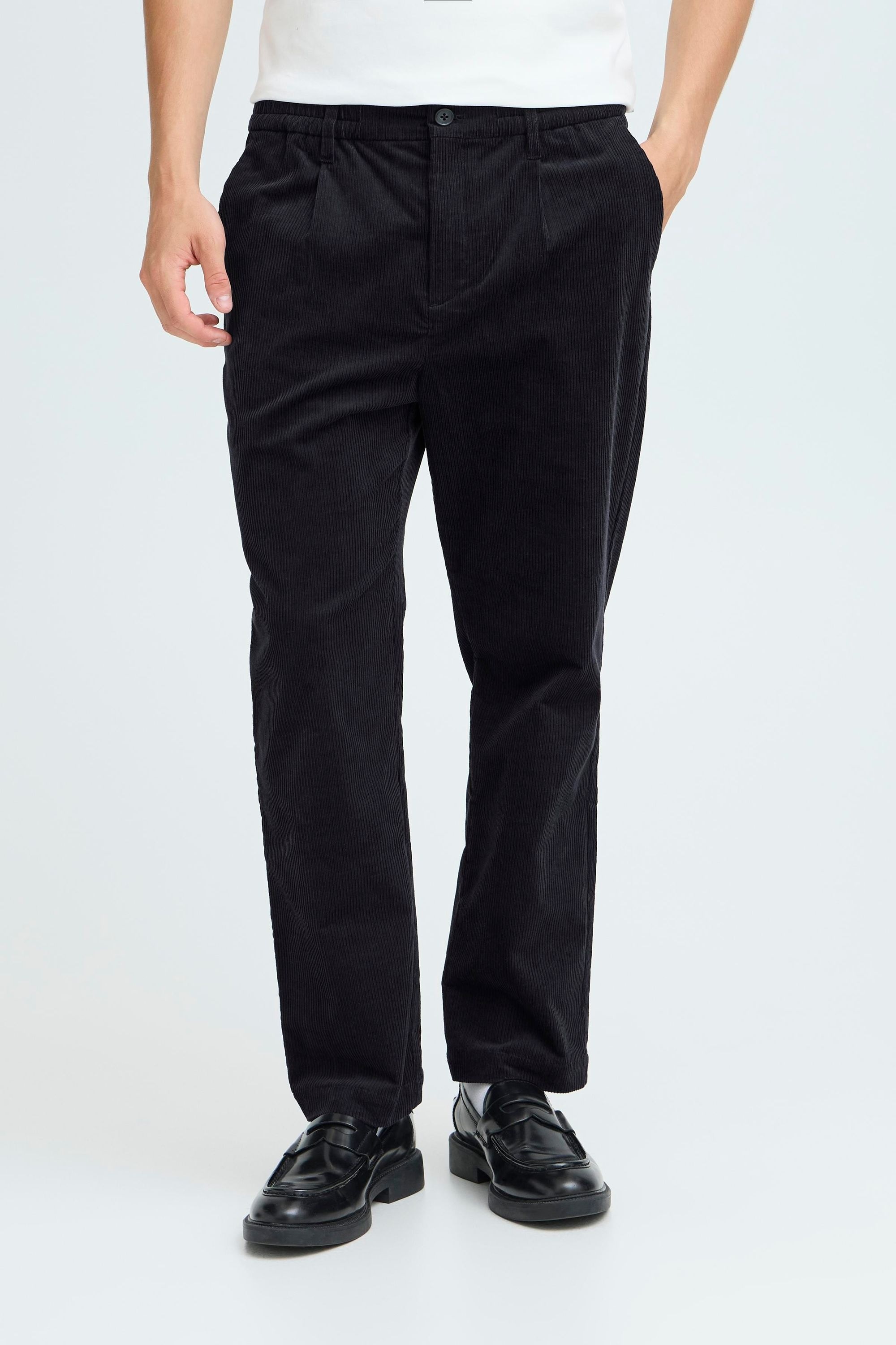 Chinohose CASUAL FRIDAY "Chinohose CFMARC", Herren, Gr. 30, Länge 32, blau (schwarz navy), Obermaterial: 98% Baumwolle CO. 2% Elasthan EL., Hosen Chinohose 2