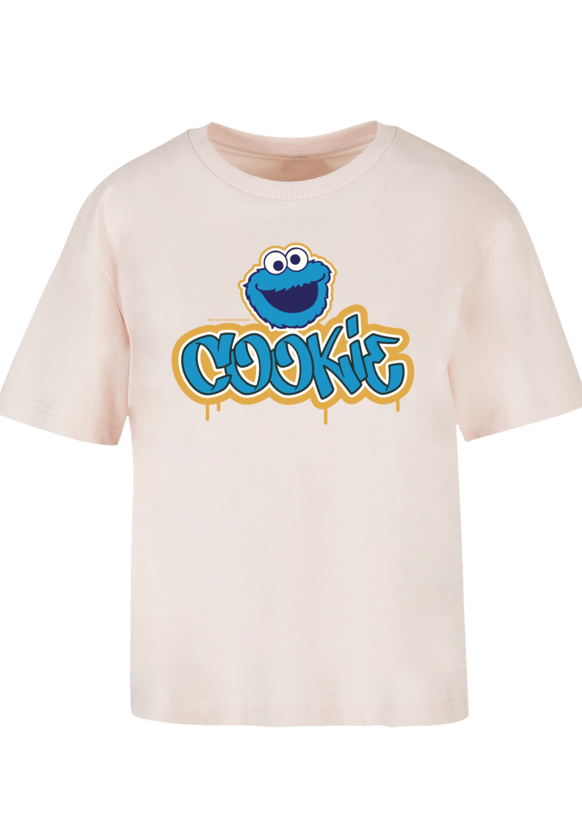 F4NT4STIC T-Shirt "Sesamstraße Cookie Graffiti Logo", Premium Qualität günstig online kaufen