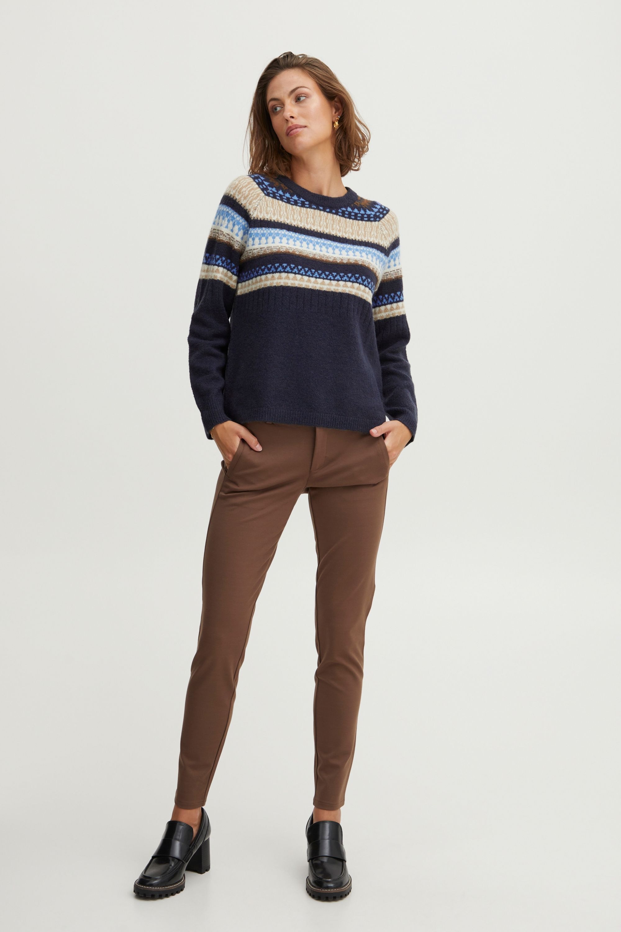 fransa Strickfleece-Pullover »Strickpullover FRIsabella«