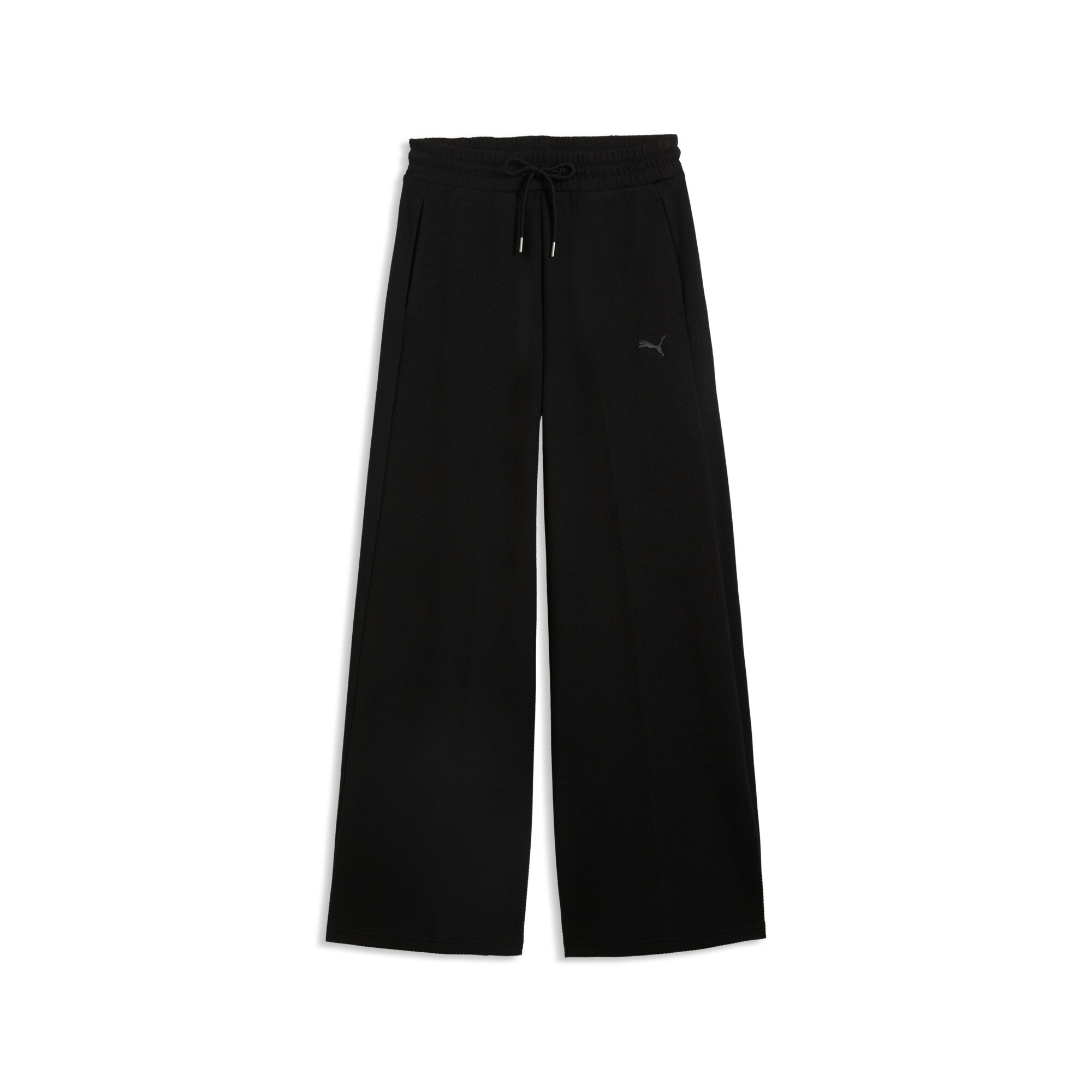 PUMA Trainingshose "CLASS RELAXED WIDE LEG PANTS" mit Eingrifftaschen, normale Länge, aus Webmaterial
