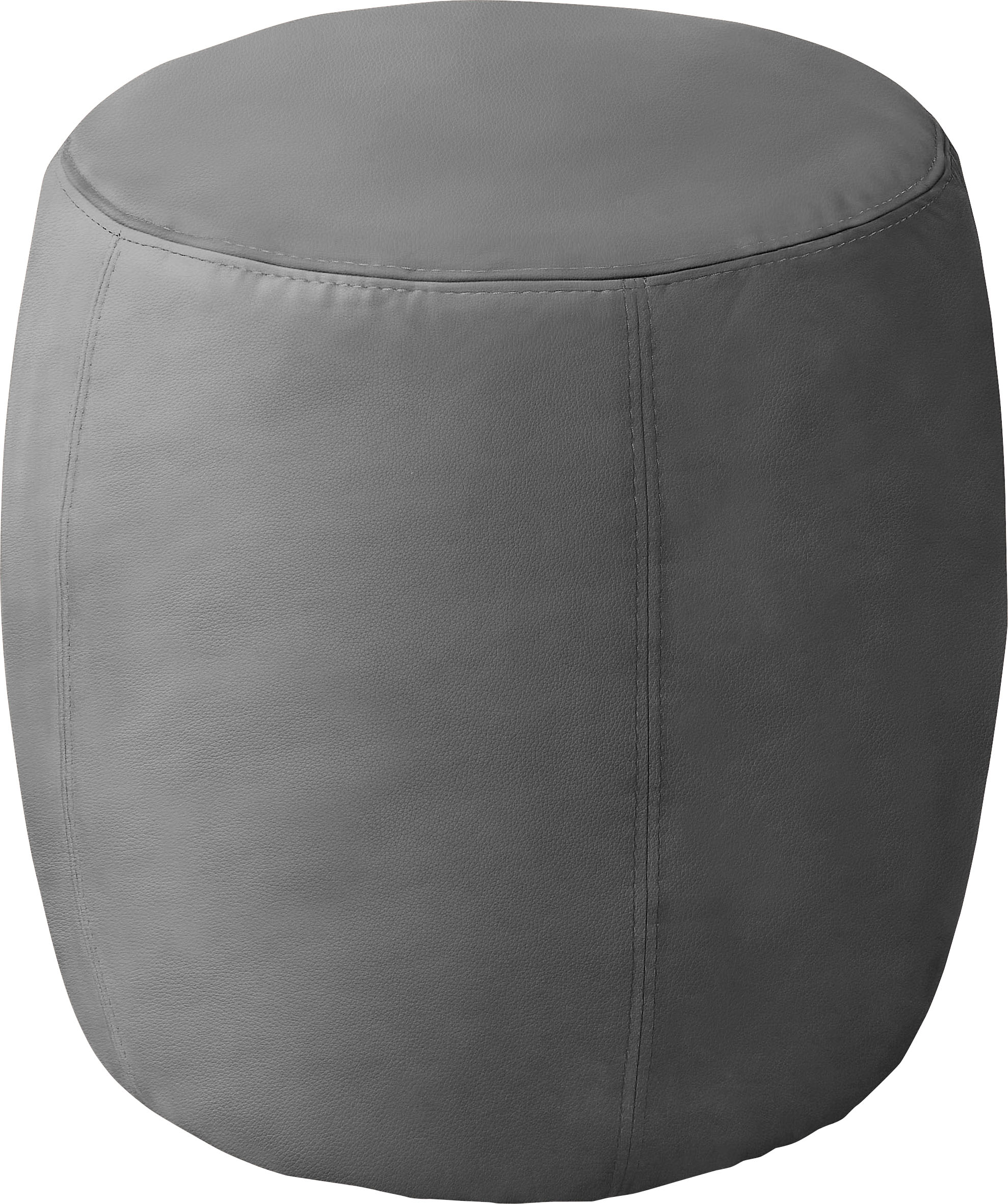 SCHÖNER WOHNEN-Kollektion Polsterhocker "Tiny" in Velours und Echtleder, B/T/H: 35/35/46 cm