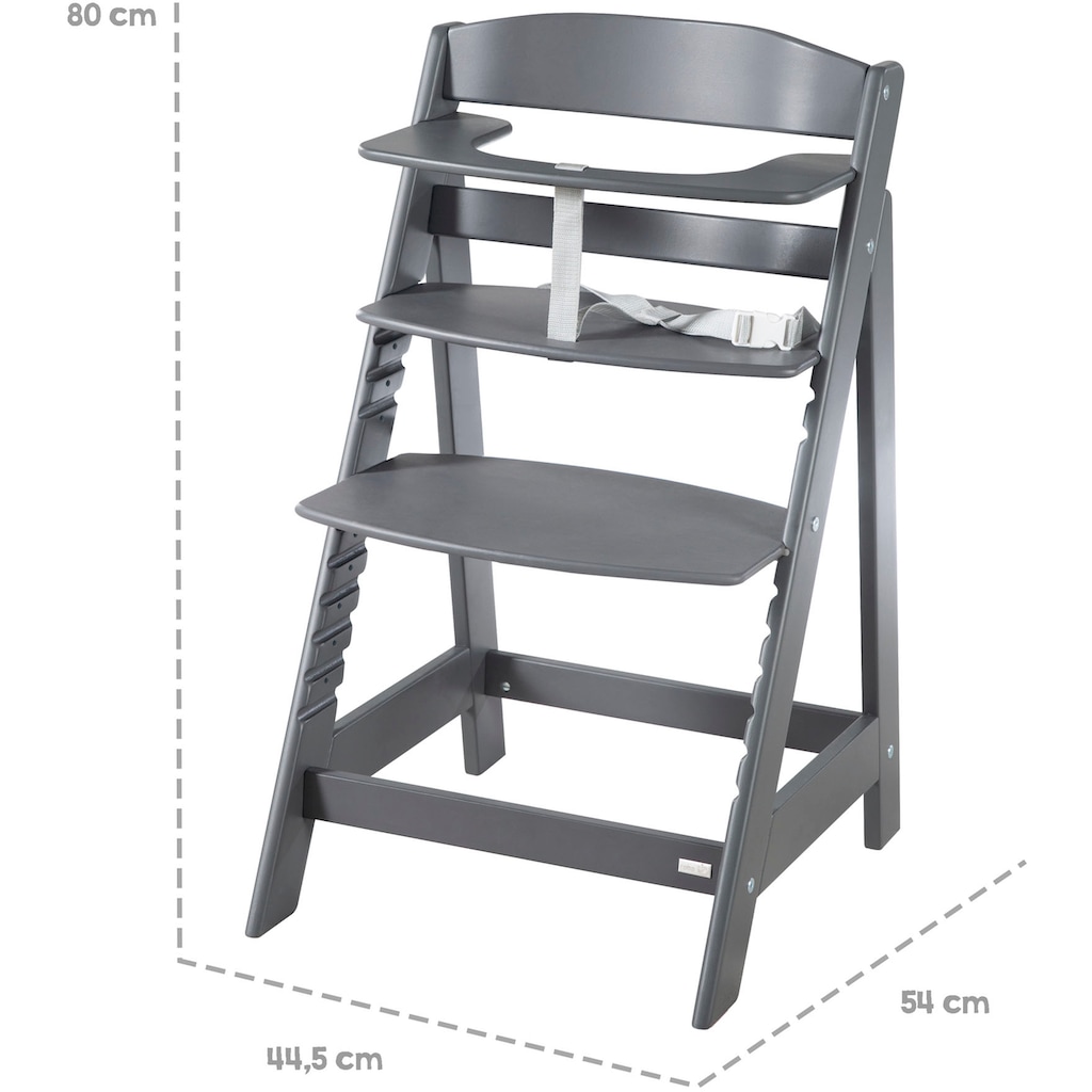 roba® Hochstuhl »Treppenhochstuhl Sit Up Click 'N' Flex, anthrazit«