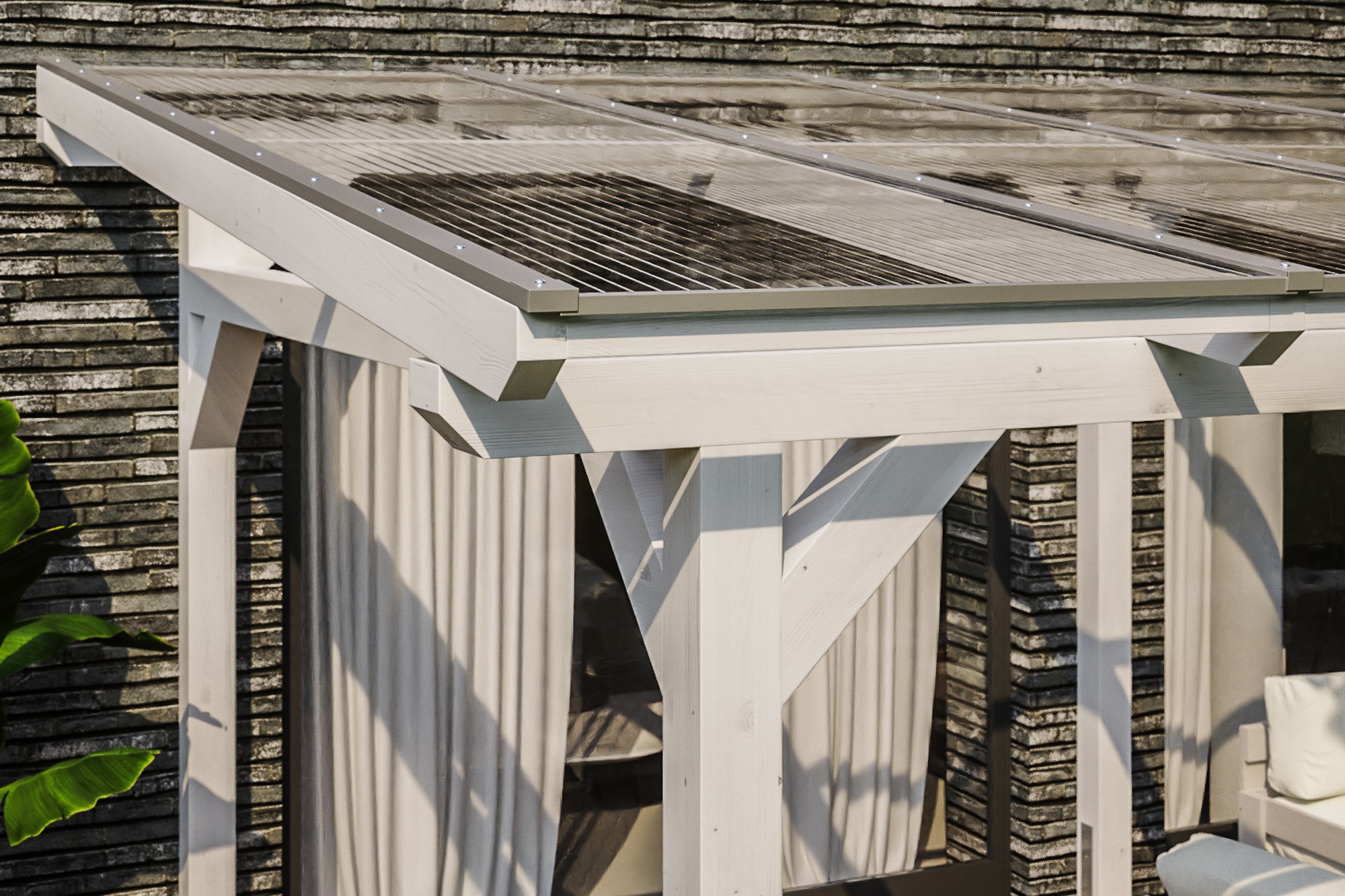 Skanholz Terrassendach »Siena«, Leimholz