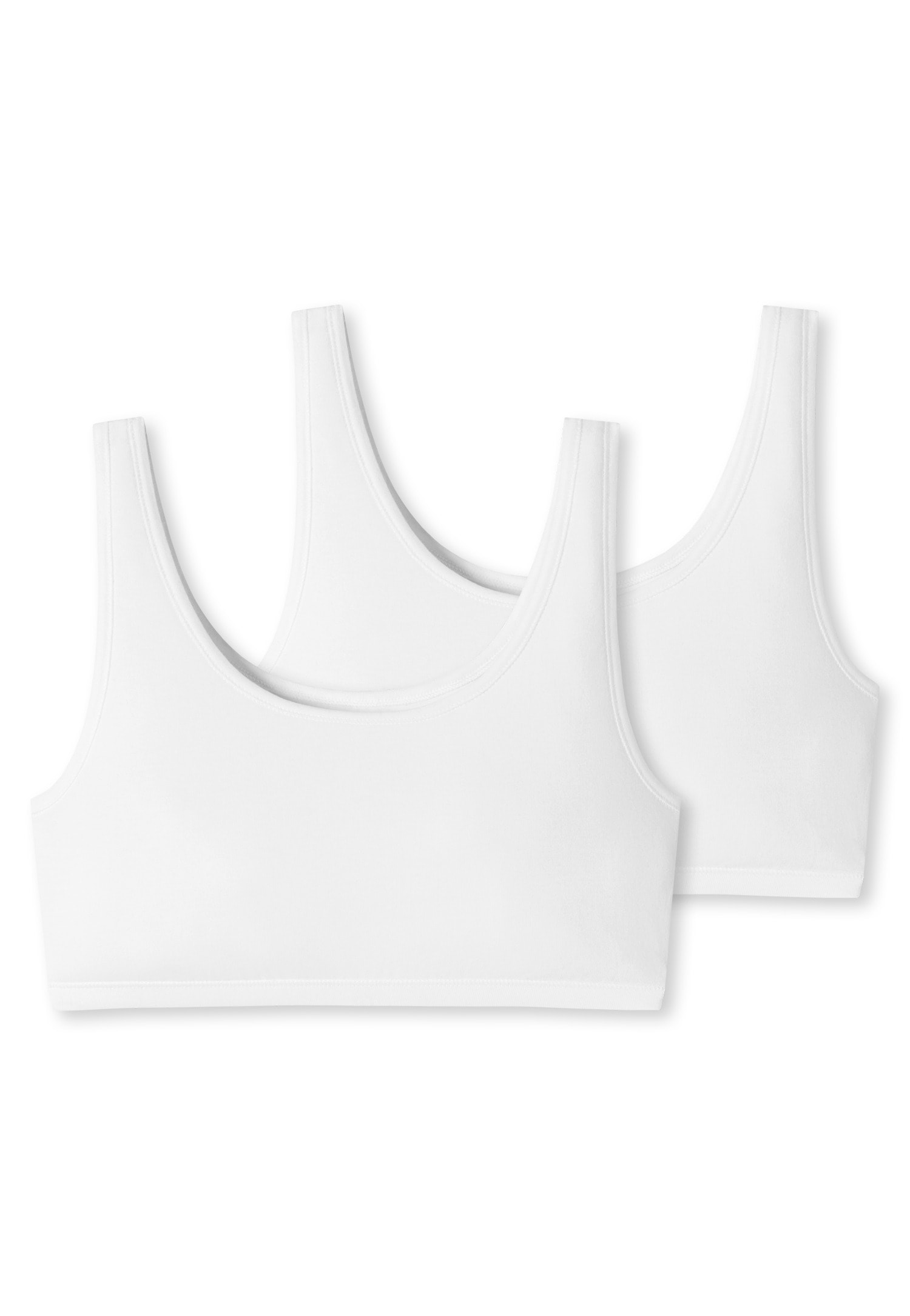 uncover by SCHIESSER Bustier "Uncover Cotton" breite Träger, Cotton-Mix, elastisch, soft