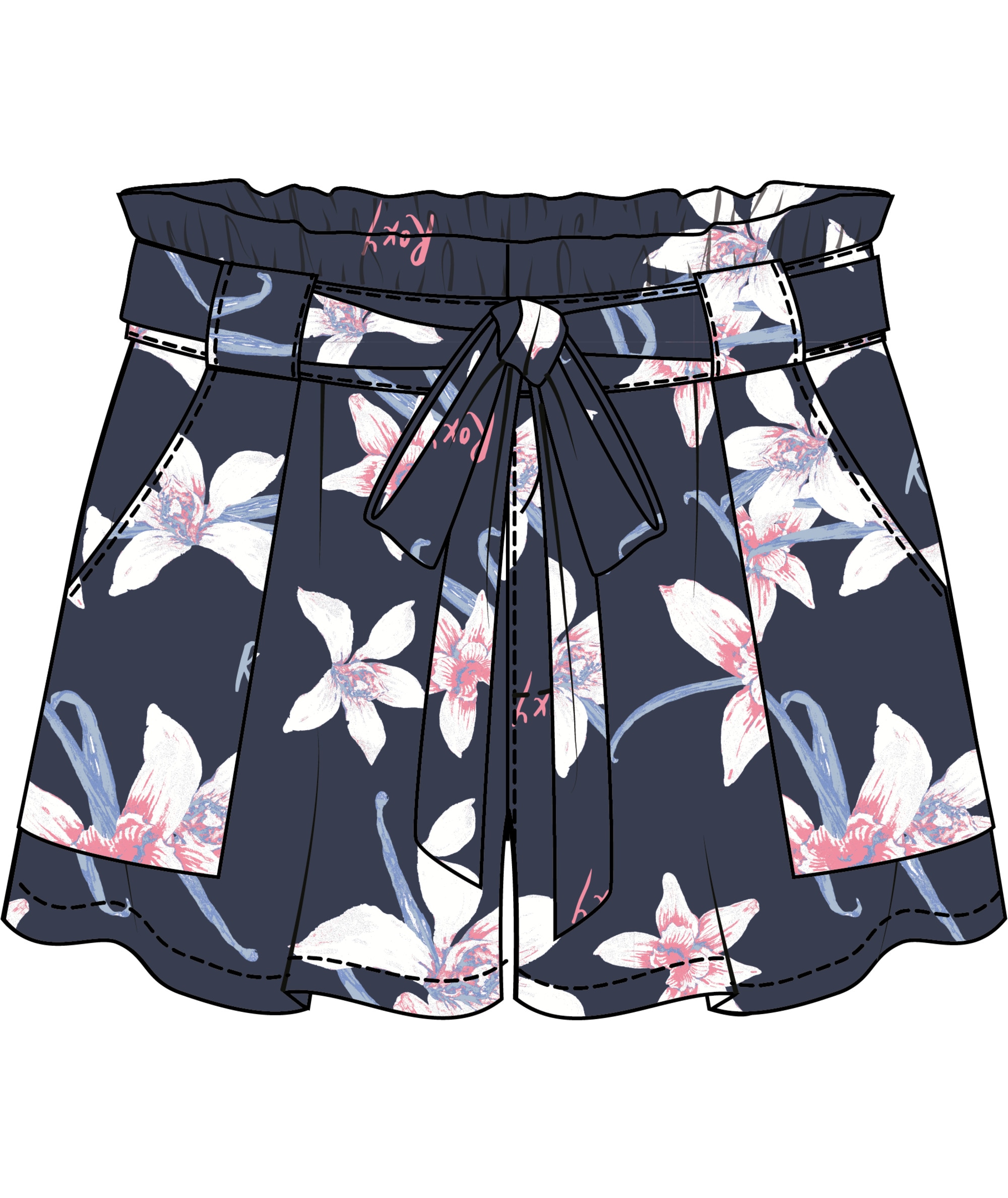 Roxy Shorts »FLUID SHORT FLOWER FIELD«, (1 tlg.)