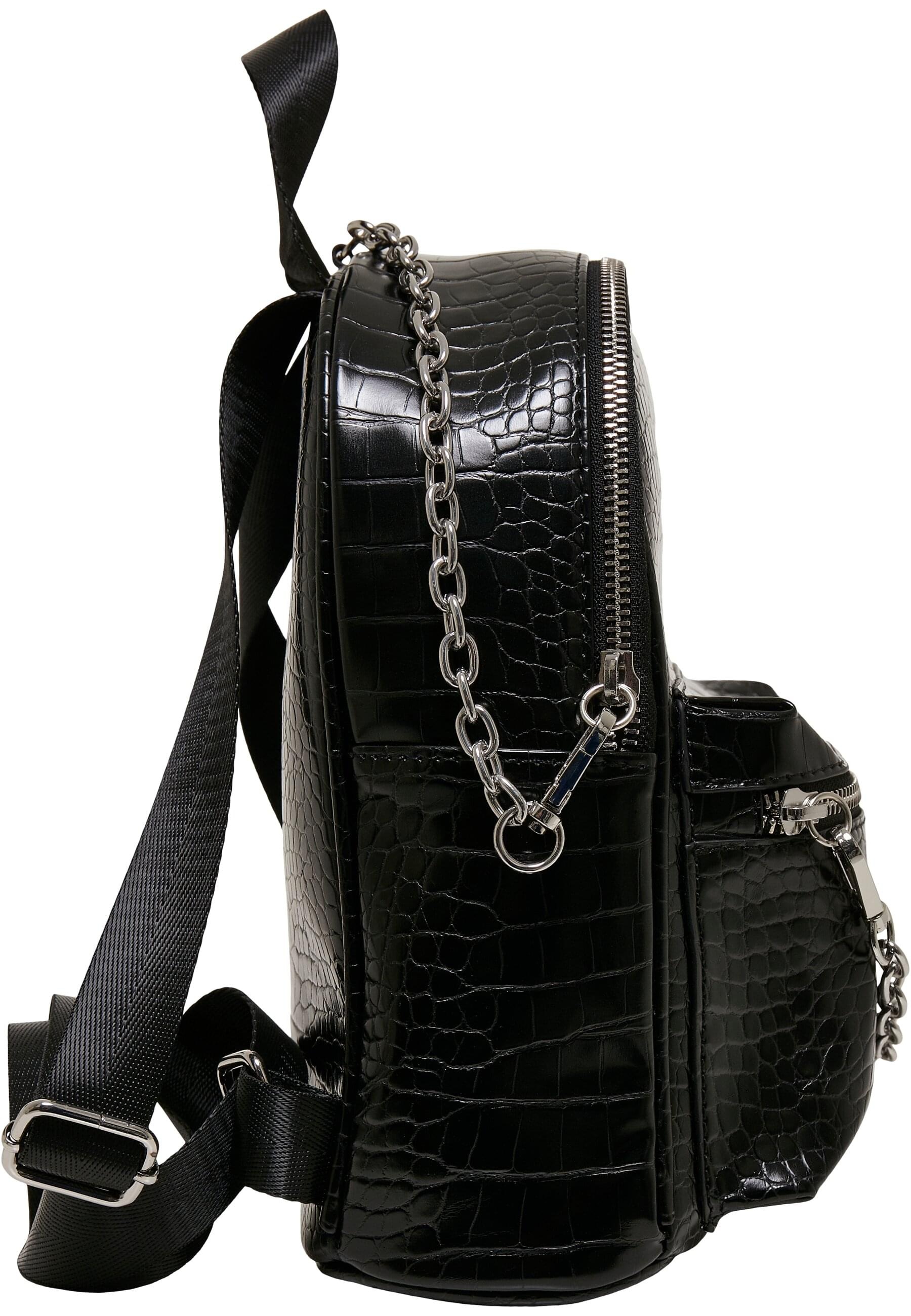 URBAN CLASSICS Rucksack »Urban Classics Unisex Croco Synthetic Leather Backpack«