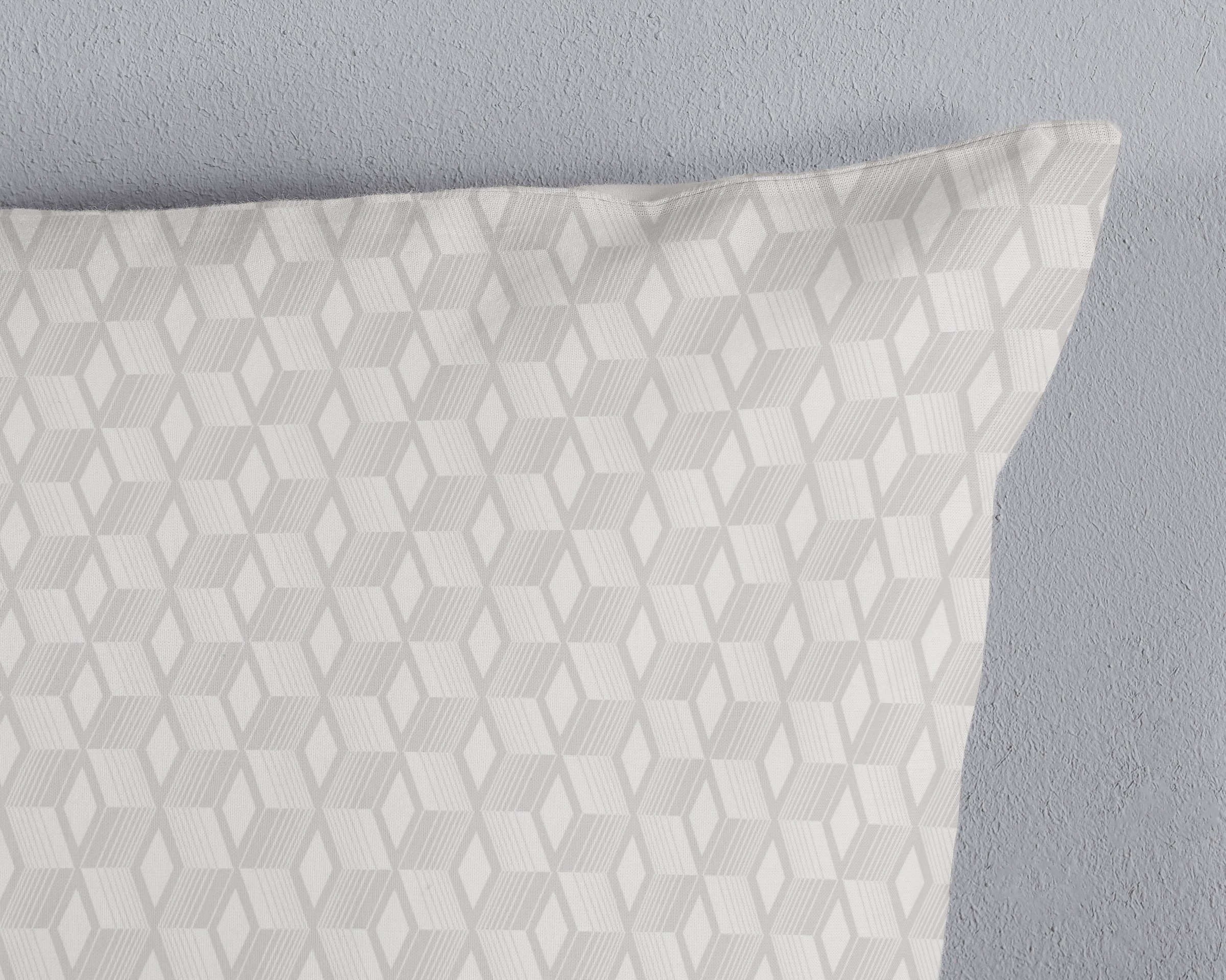 PURE luxury collection Wendebettwäsche »Gouda« 2 Mikrofaser, Pflegeleicht, Reißverschluss, Wende, 3D, uni muster, weich