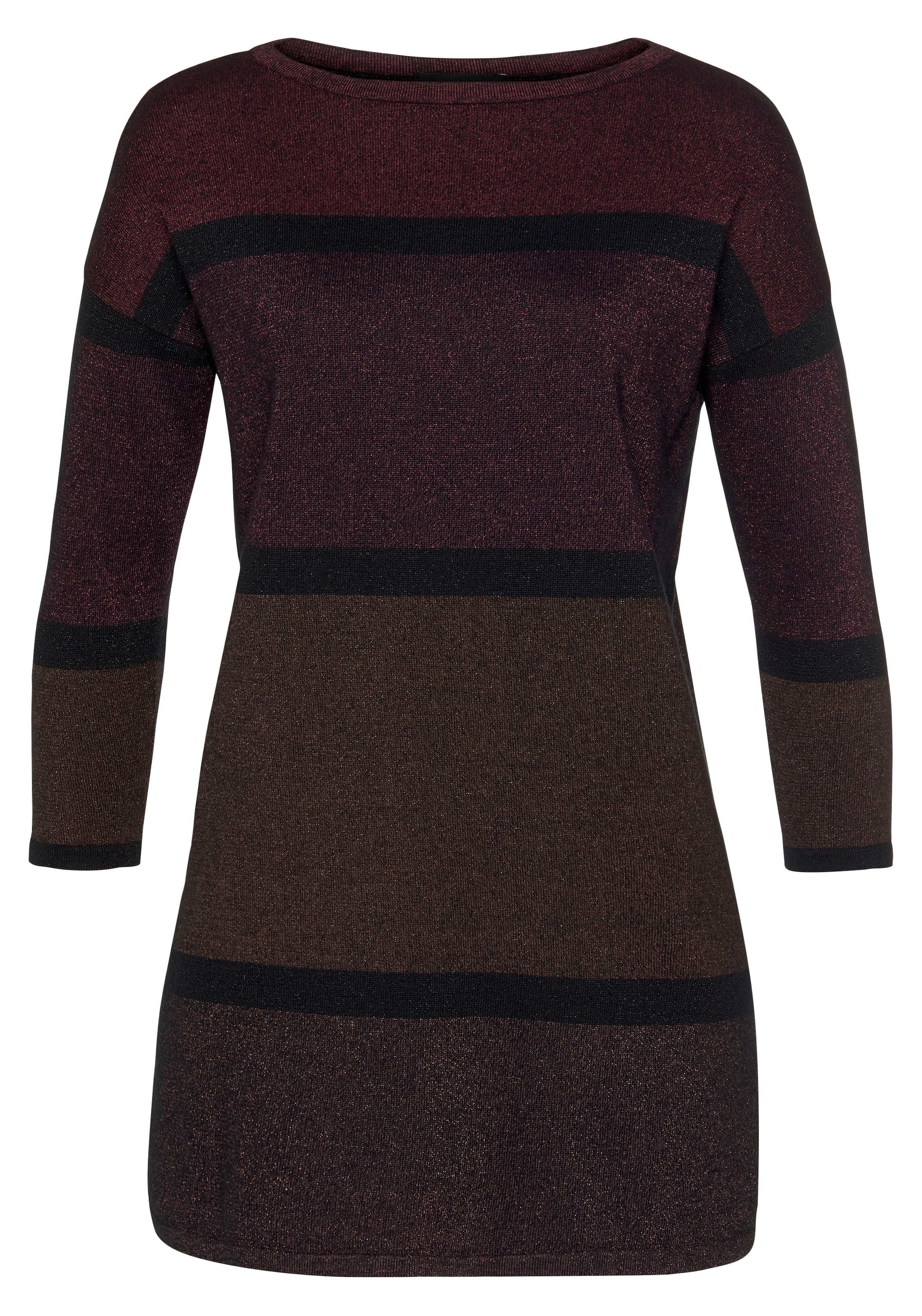 Laura Scott Longpullover, mit feinem Glanzeffekt