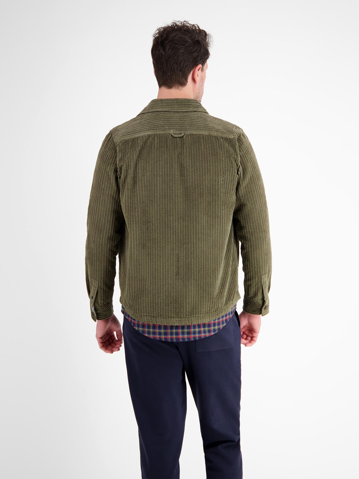 LERROS Langarmhemd »LERROS Overshirt *Corduroy*«