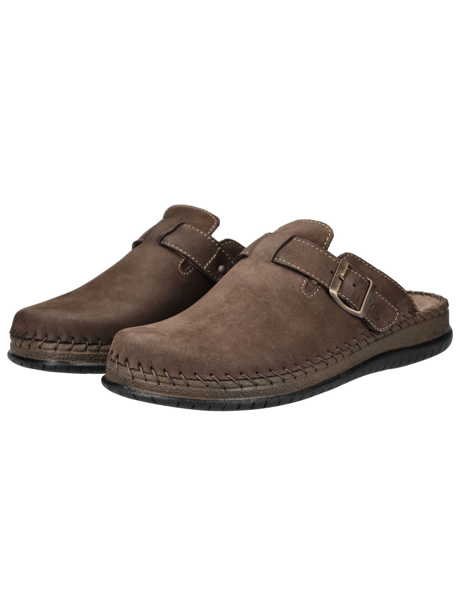 Rohde Pantolette Veloursleder Brown 46 3