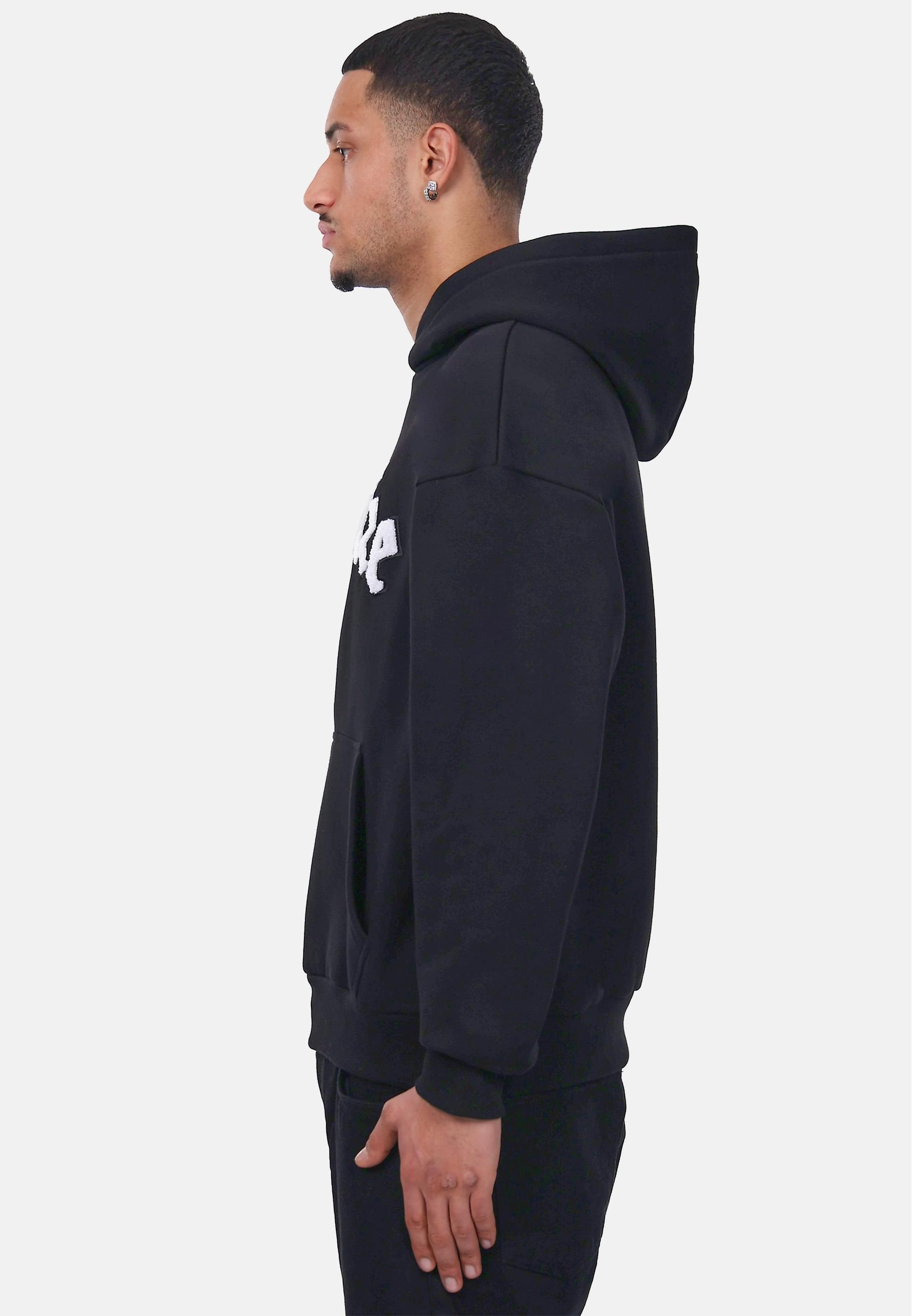 Dropsize Kapuzensweatshirt »Dropsize HEAVY OVERSIZE FROTTEE EMBO V2 HOODIE«, (1 tlg.)