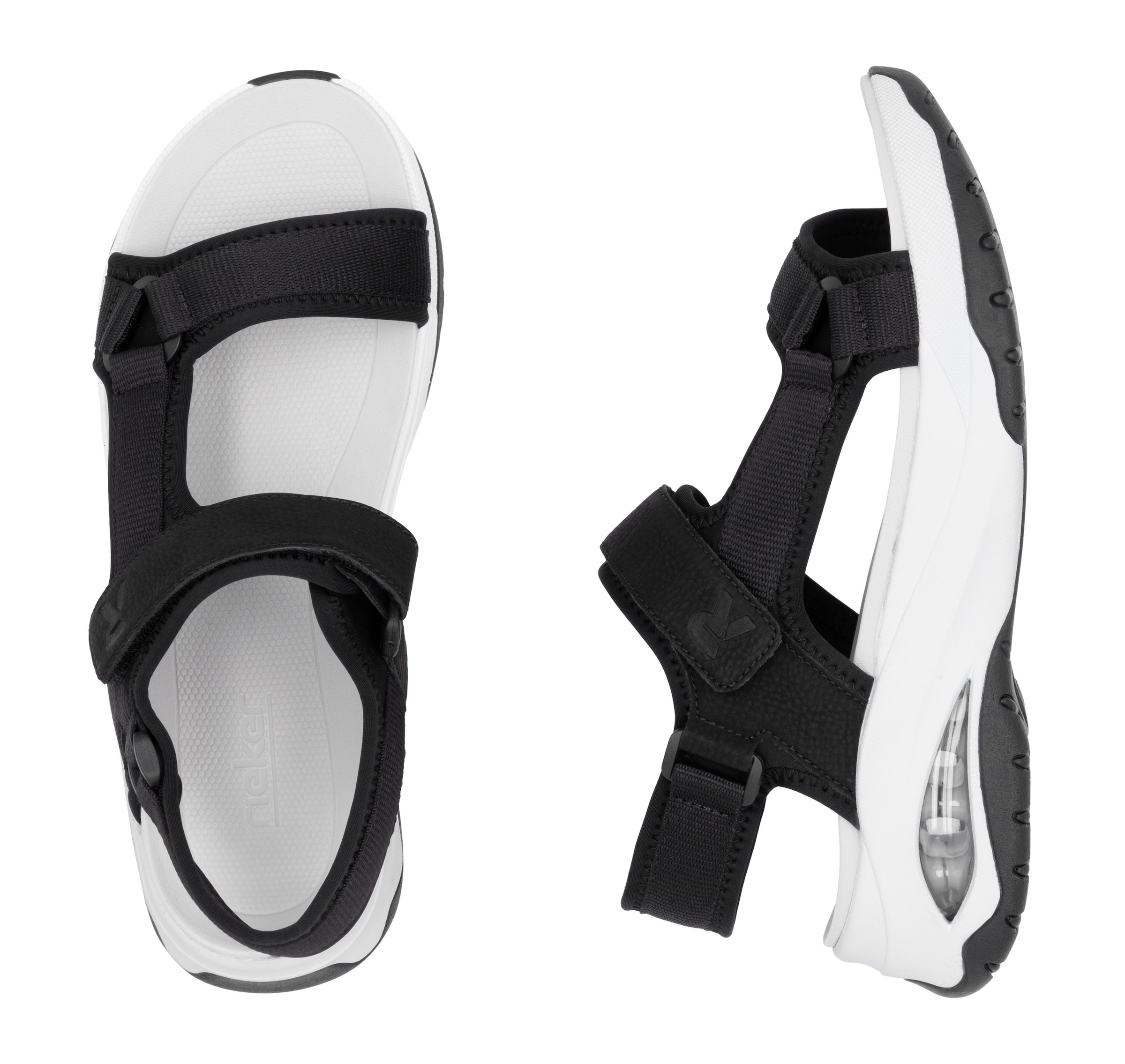 RIEKER Sport Trekkingsandale »Byron Bay vegan«, Outdoorsandale, Sommerschuh, Klettschuh mit RiekerAir Dämpfung