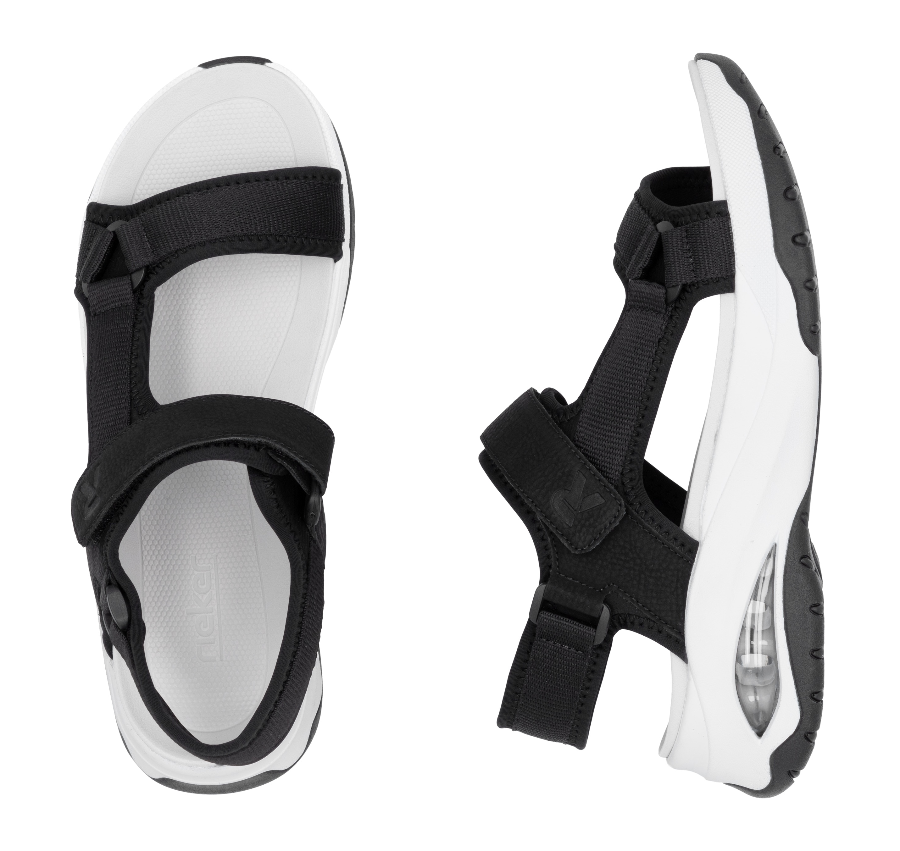 Thumbnail - RIEKER Sport Trekkingsandale "Byron Bay vegan" Outdoorsandale, Sommerschuh, Klettschuh mit RiekerAir Dämpfung