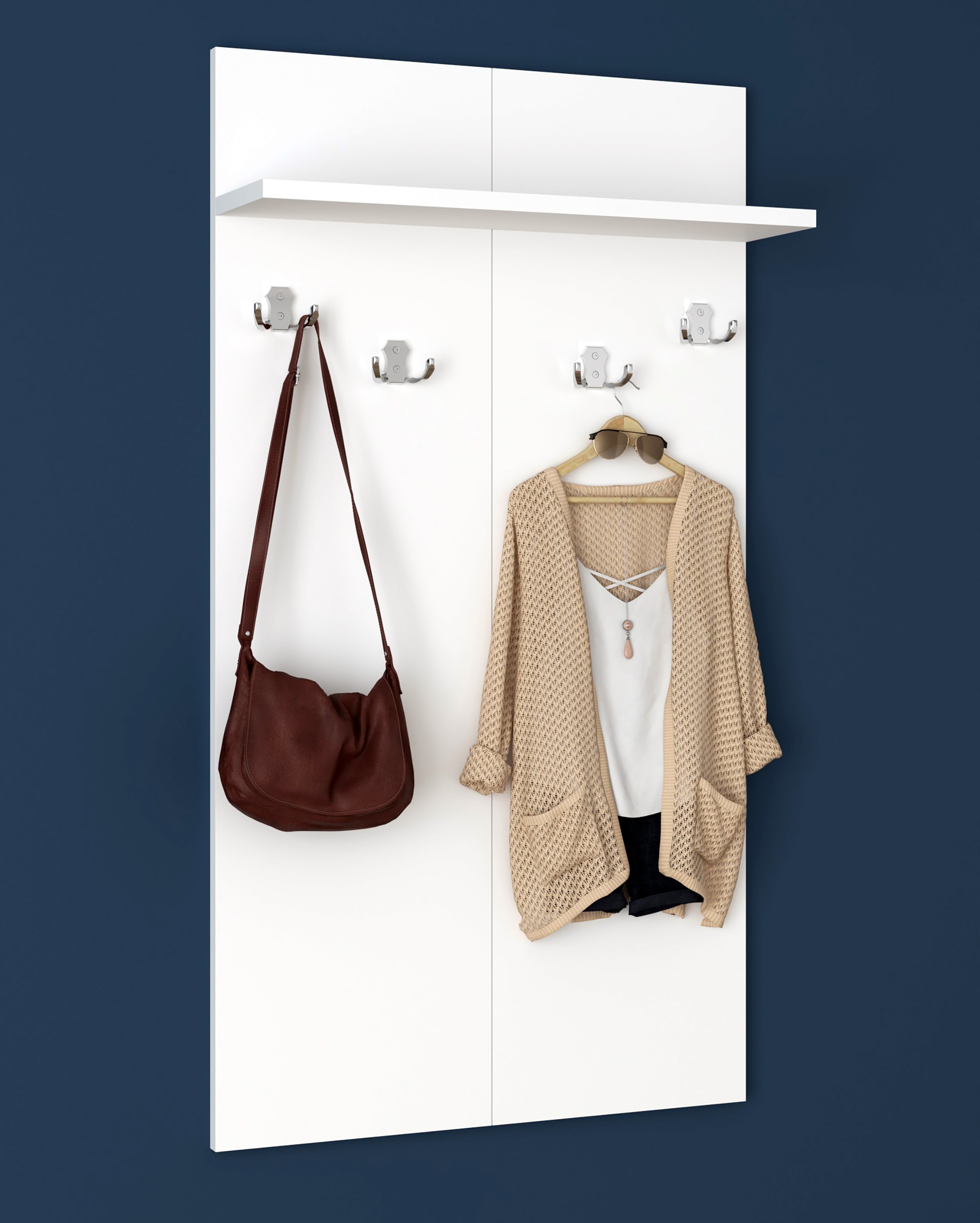 VCM Garderobe »Holz Haken Wandpaneel Flur Garderobe Gados«, (1 St., VCM Gados)