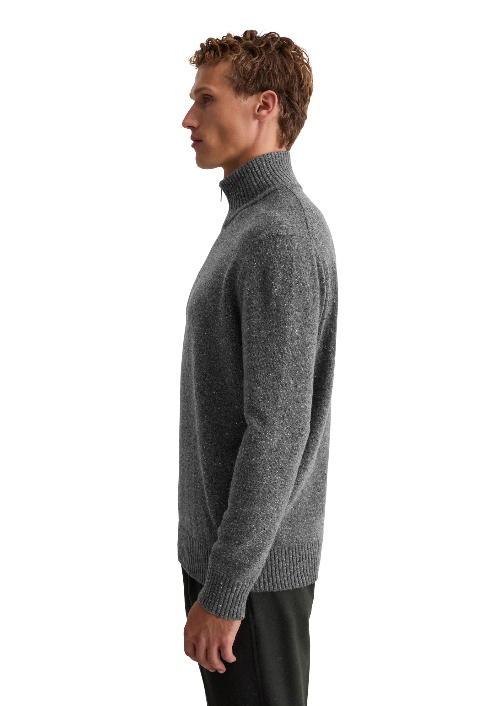 Marc O'Polo Troyer »aus gesprenkeltem Tweedgarn«