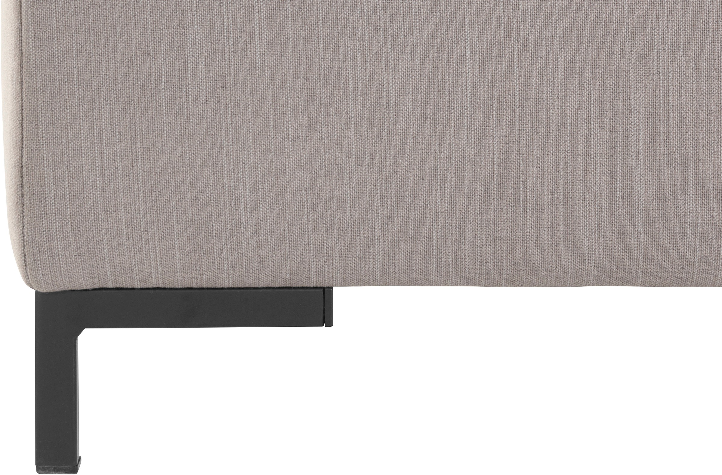OTTO products Hocker »Grazzo«, hochwertige Stoffe aus recyceltem Material, Steppung im Sitzbereich
