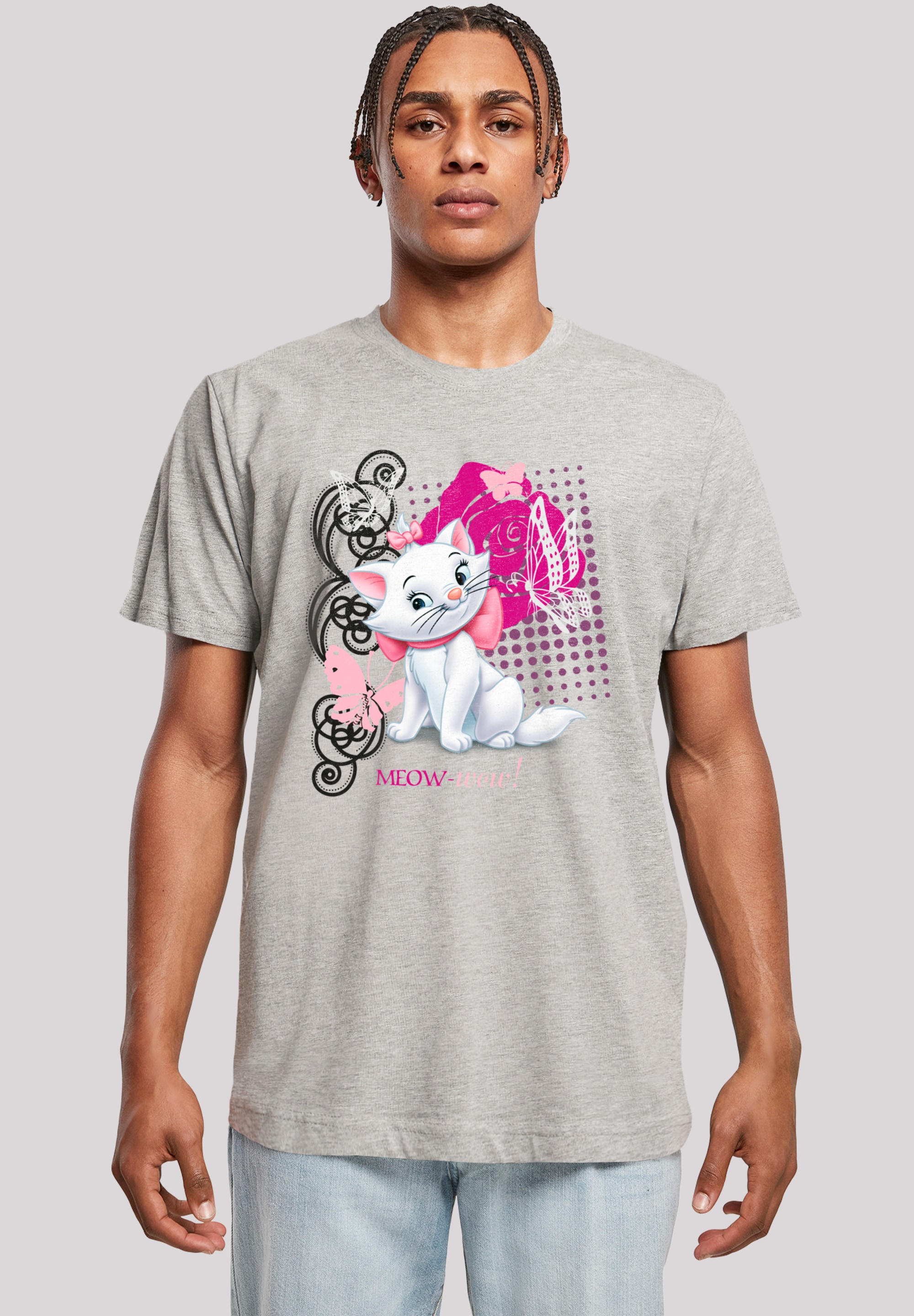 F4NT4STIC T-Shirt "Aristocats Marie Meow Schmetterling", Premium Qualität günstig online kaufen