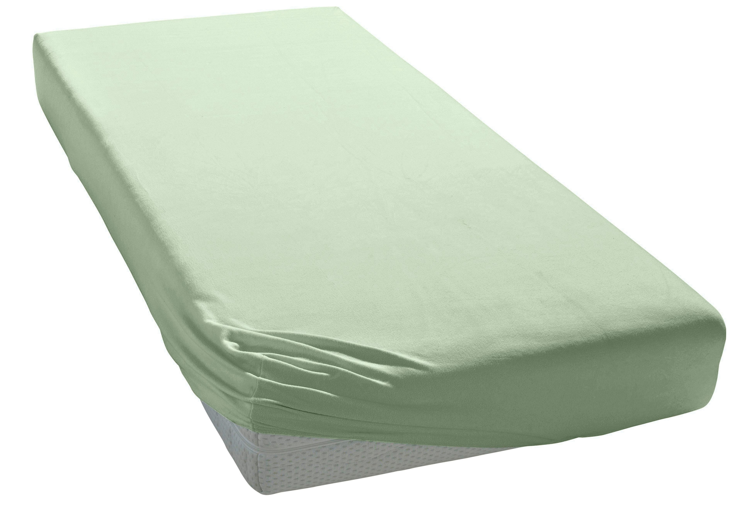 Elegante Spannbettlaken »Mako-Jersey« in hochwertiger Qualität mit Elasthan-Anteil